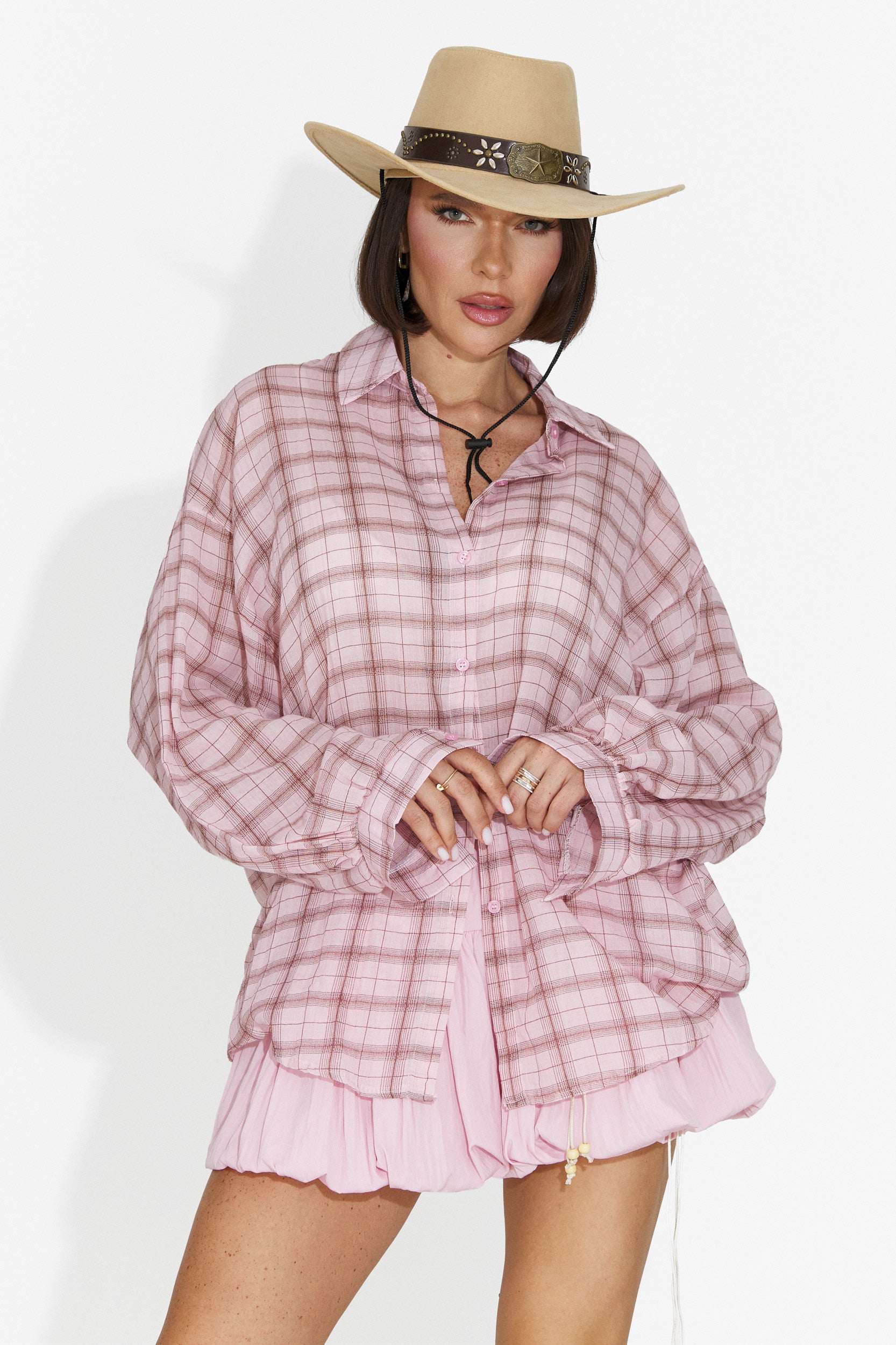 Camicia Casual Rosa da Donna di Vanga Bogas