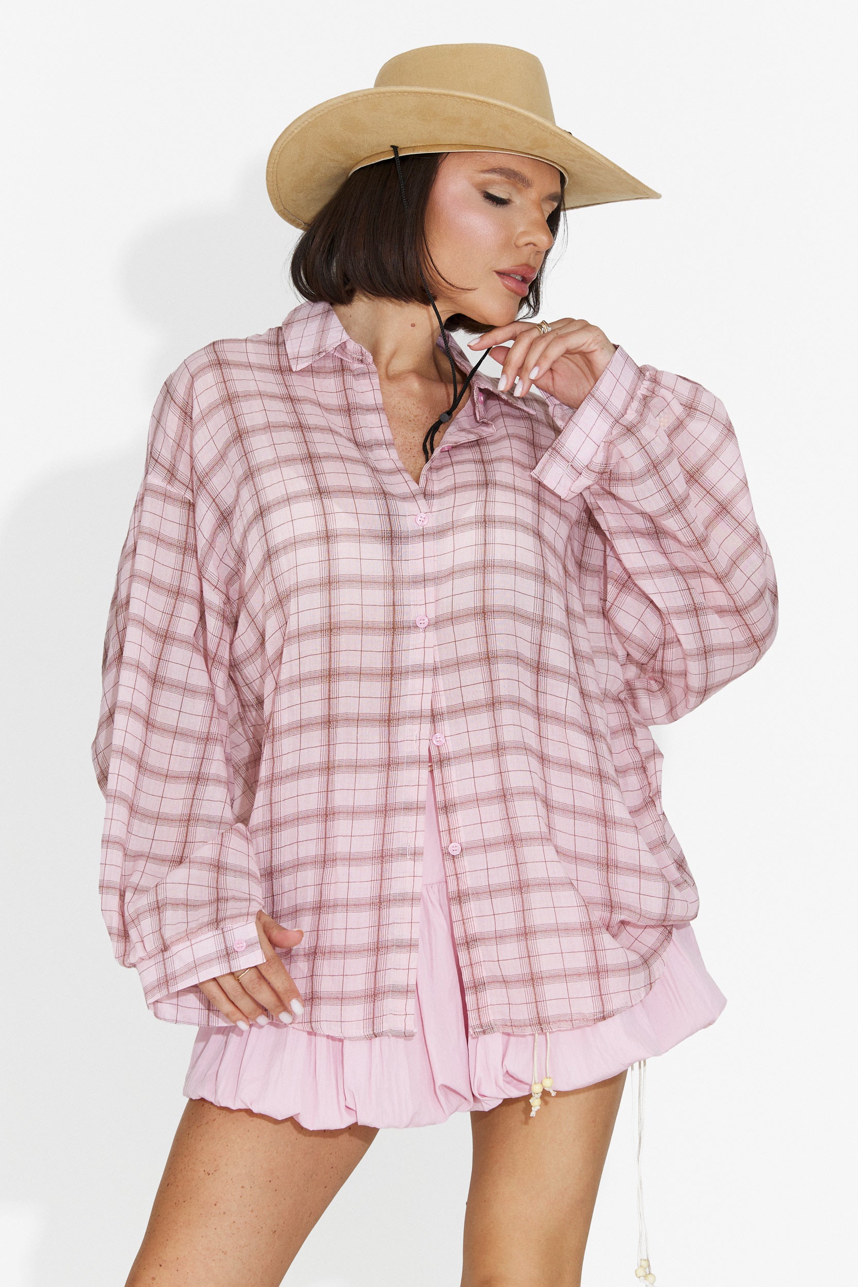 Camicia Casual Rosa da Donna di Vanga Bogas