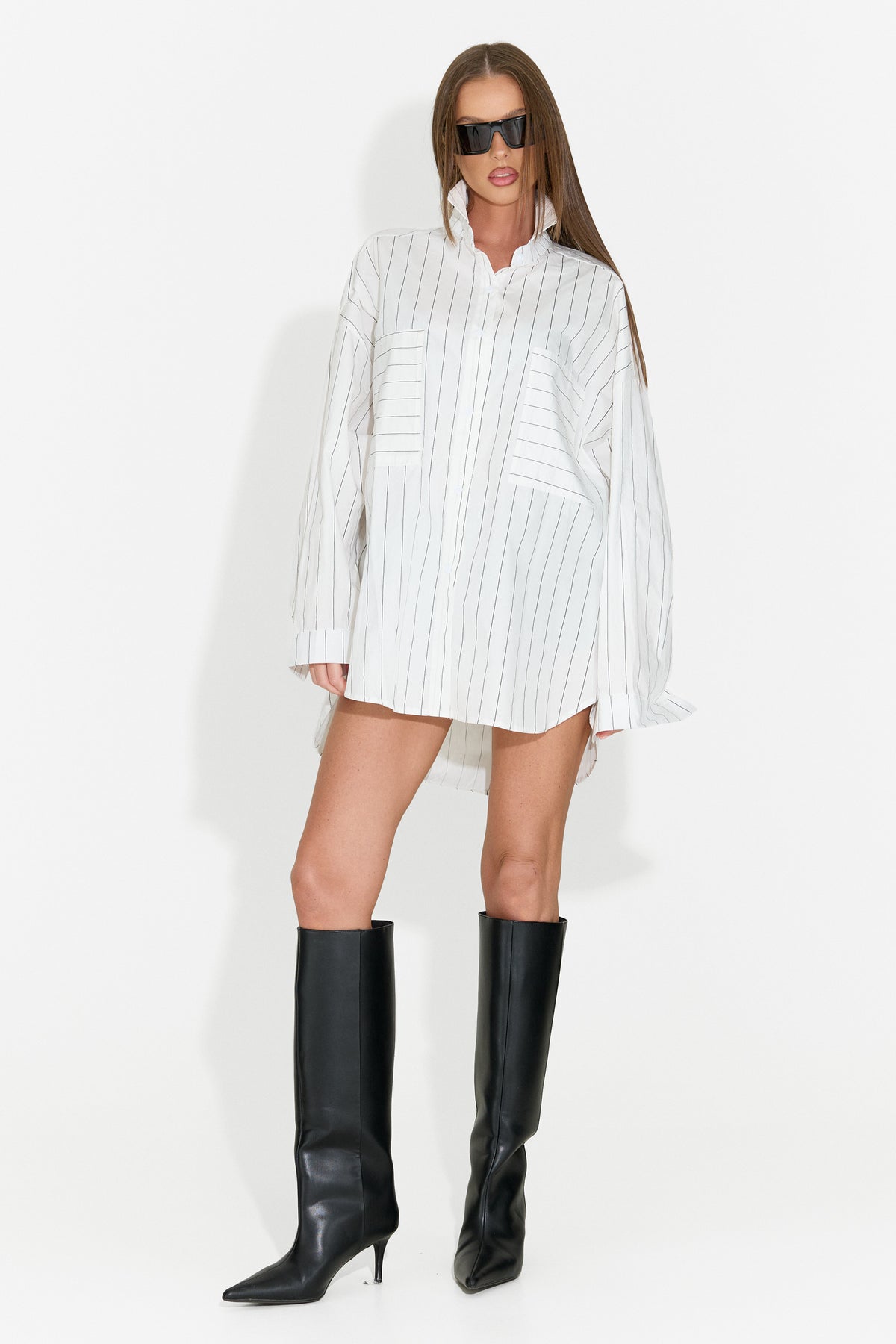 Camicia elegante da donna bianca Tastity Bogas