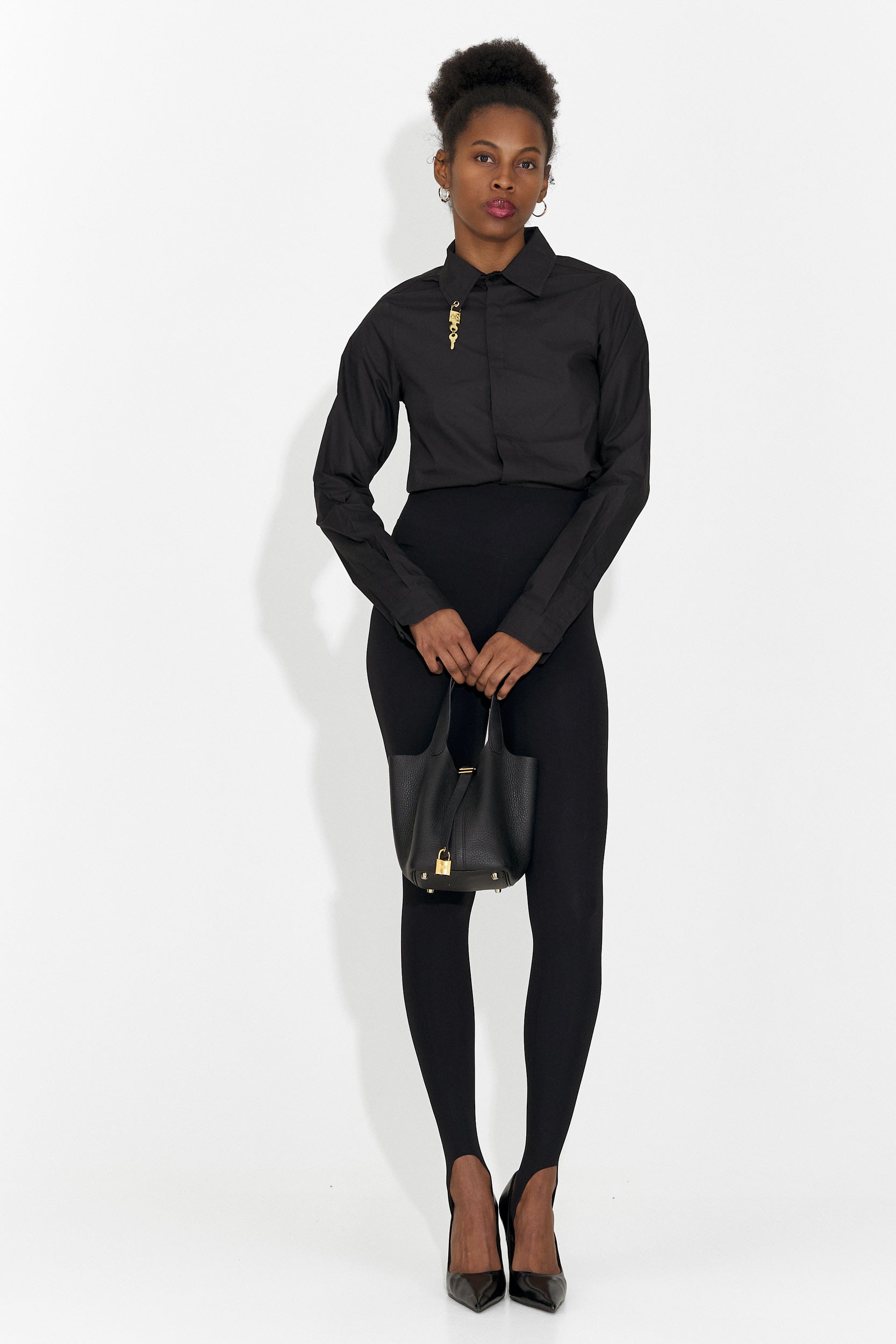 Elegante Blusa Nera da Donna di Jetie Bogas