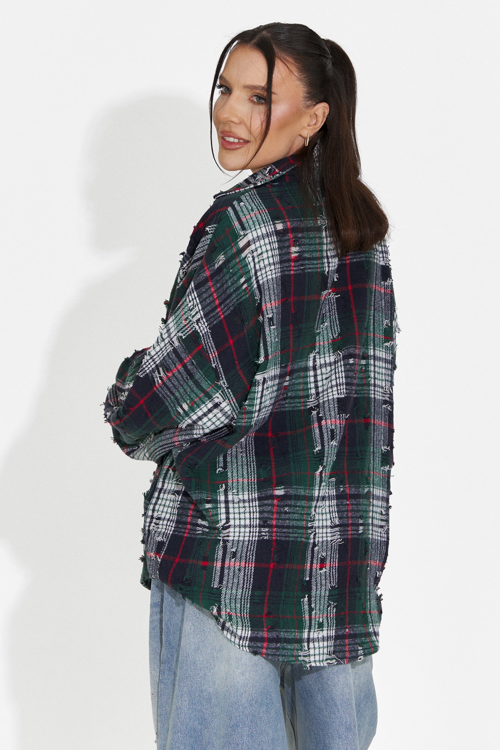 Elegante Camicia Verde da Donna Pura Bogas