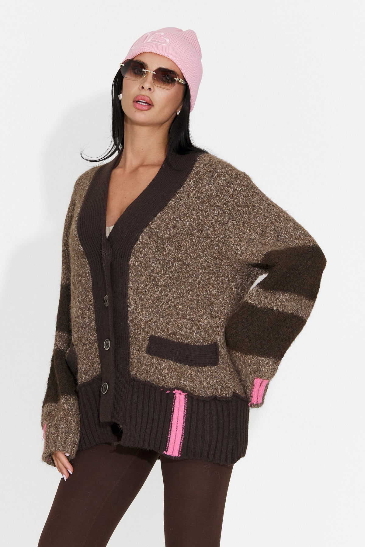 Cardigan casual maro Bloyalia Bogas