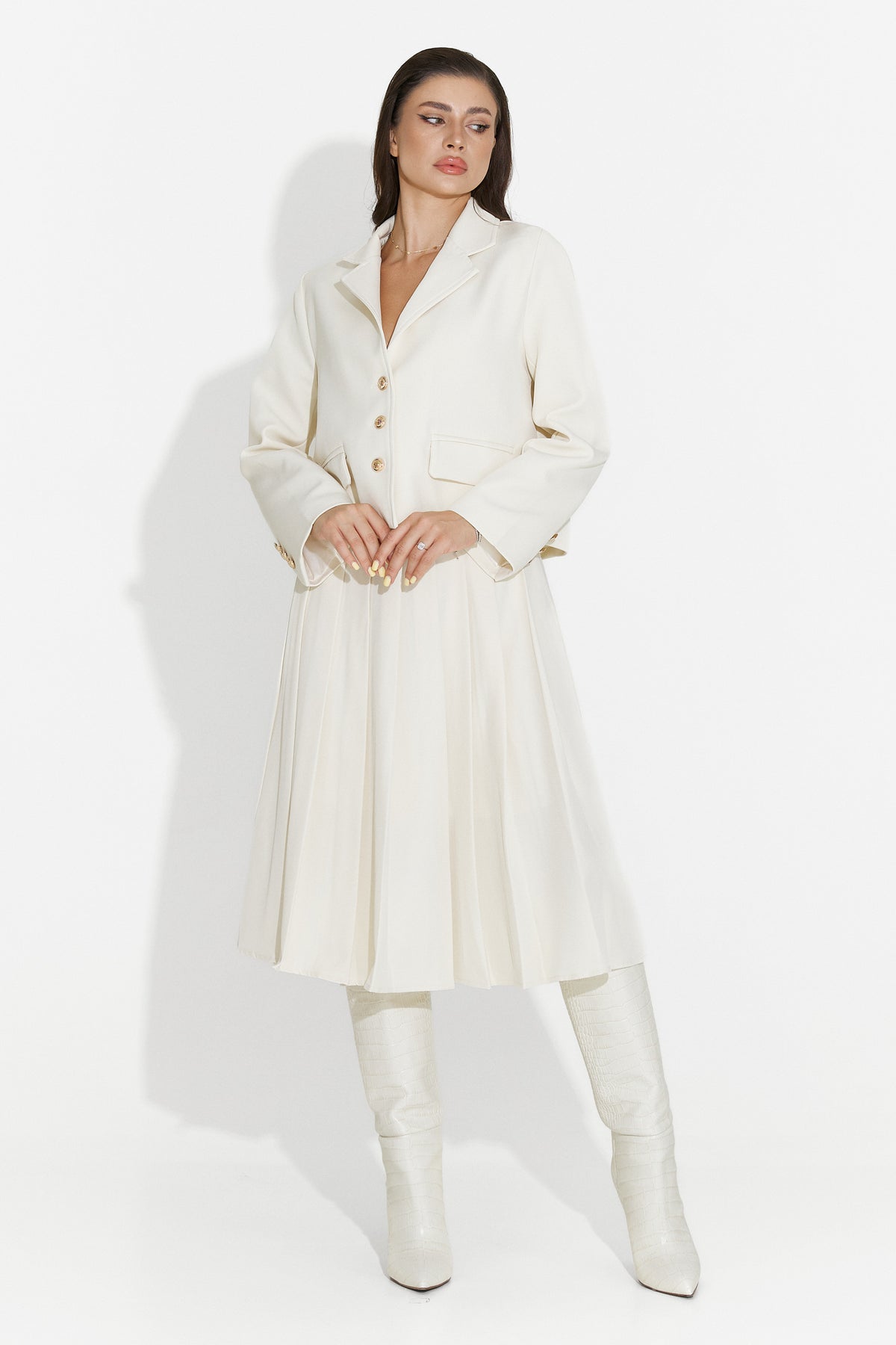 Set di Gonna Midi Beige Aurina Bogas