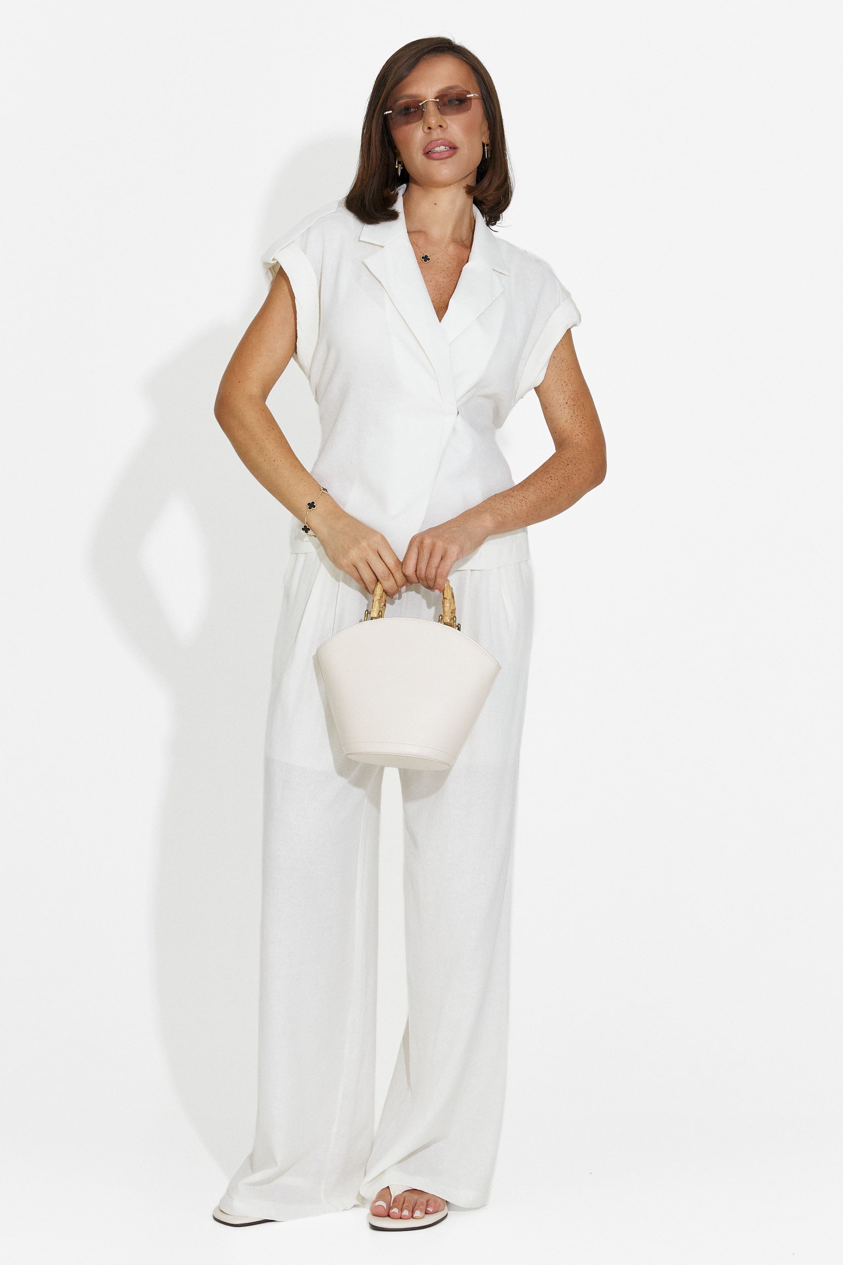 Completo donna casual bianco Zaymar Bogas