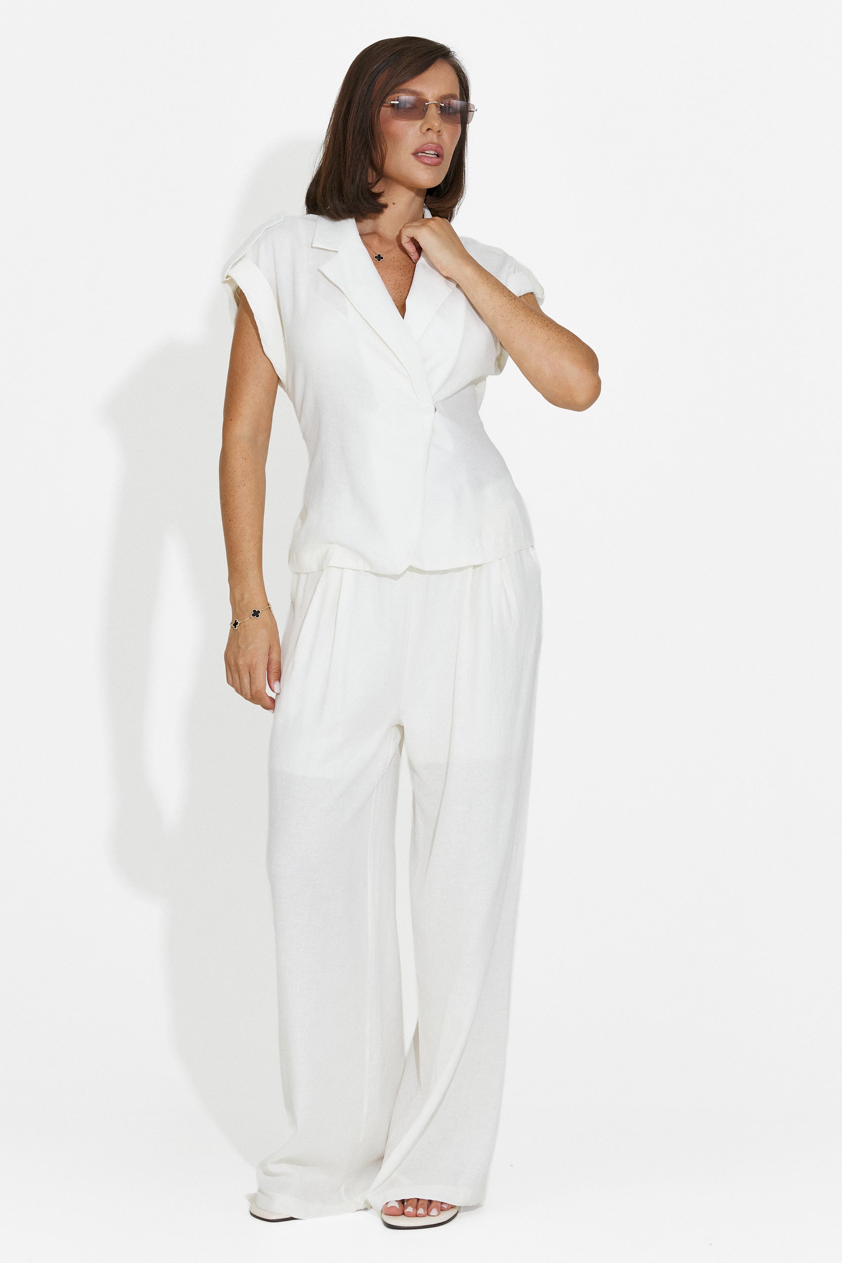 Completo donna casual bianco Zaymar Bogas
