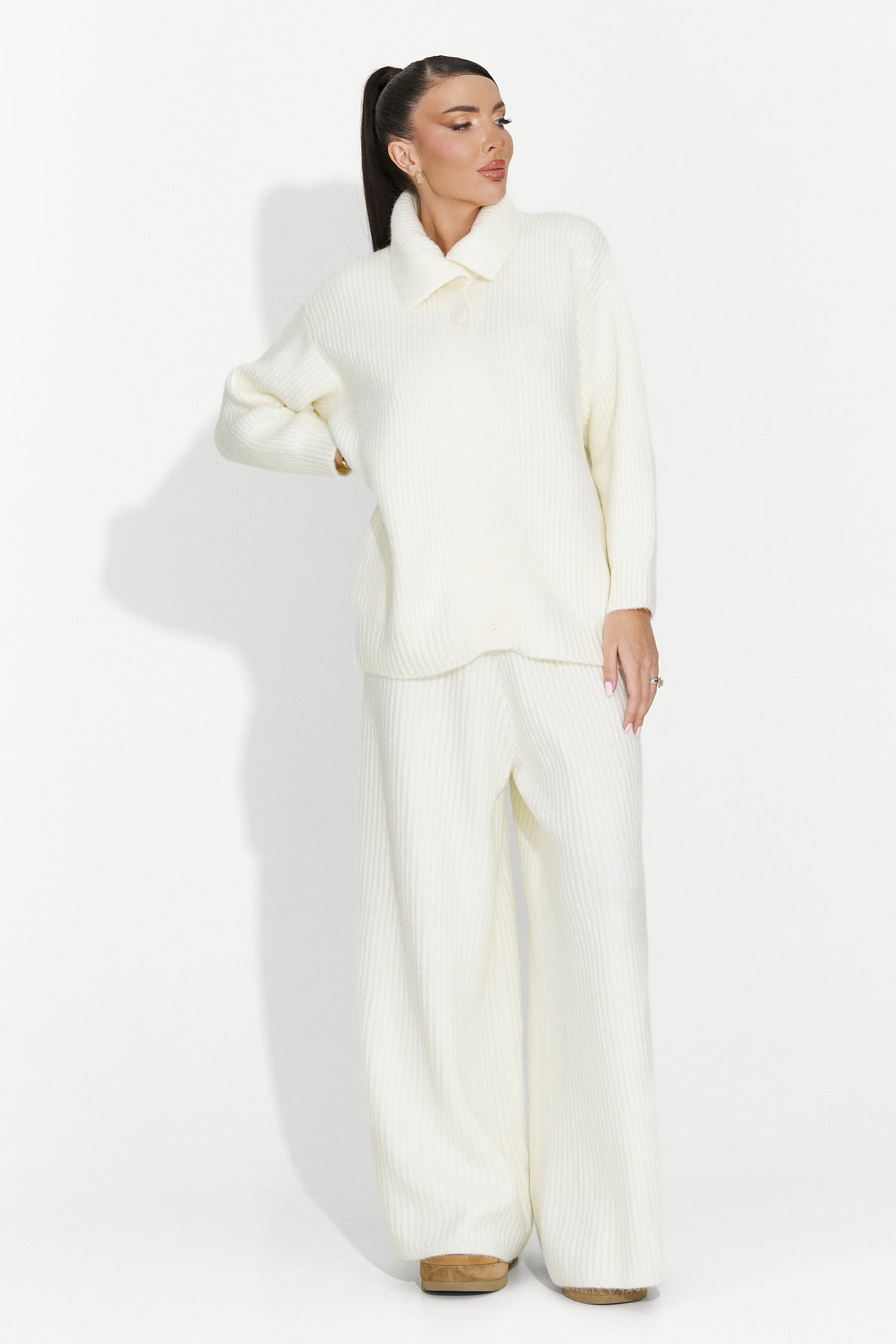 Tuta Casual Beige da Donna di Verlia Bogas