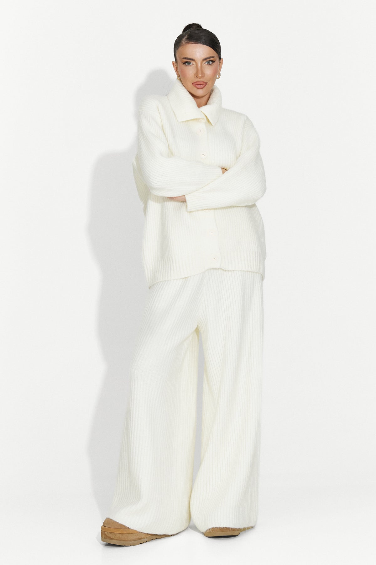 Tuta Casual Beige da Donna di Verlia Bogas