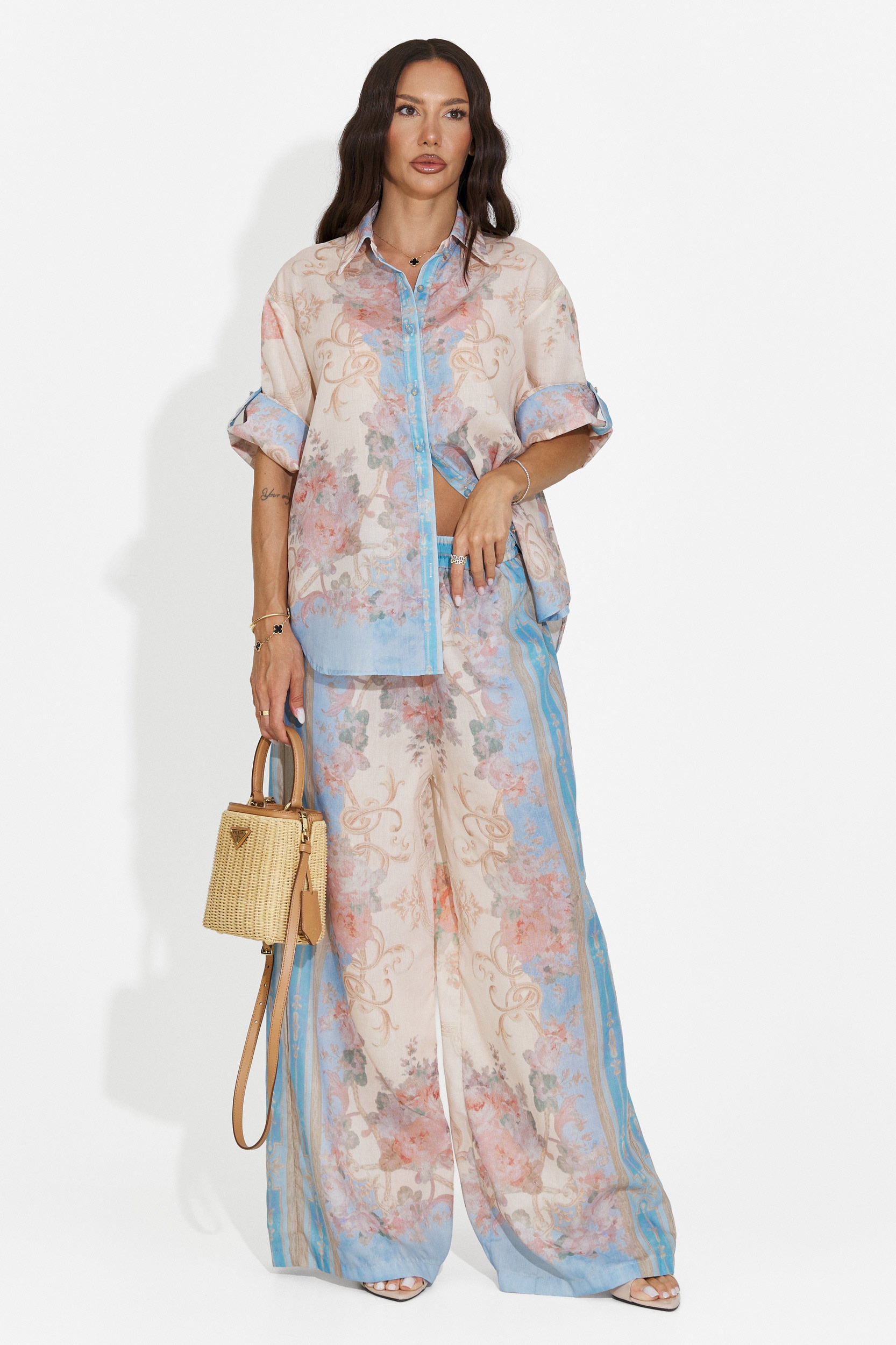 Completo donna casual azzurro Nezela Bogas