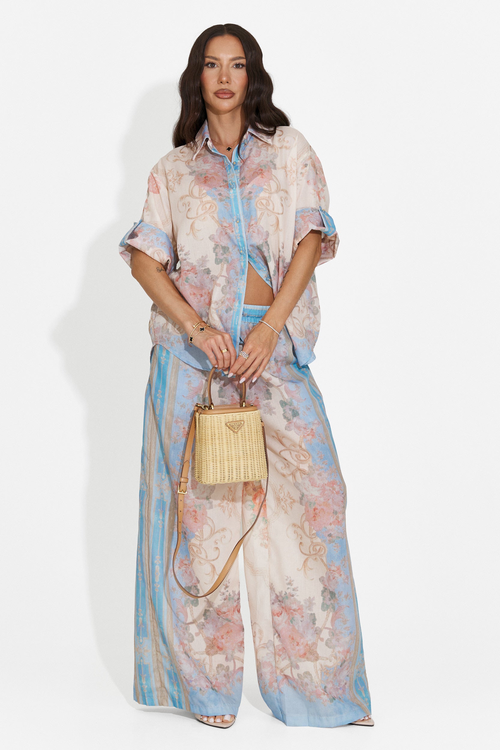 Completo donna casual azzurro Nezela Bogas
