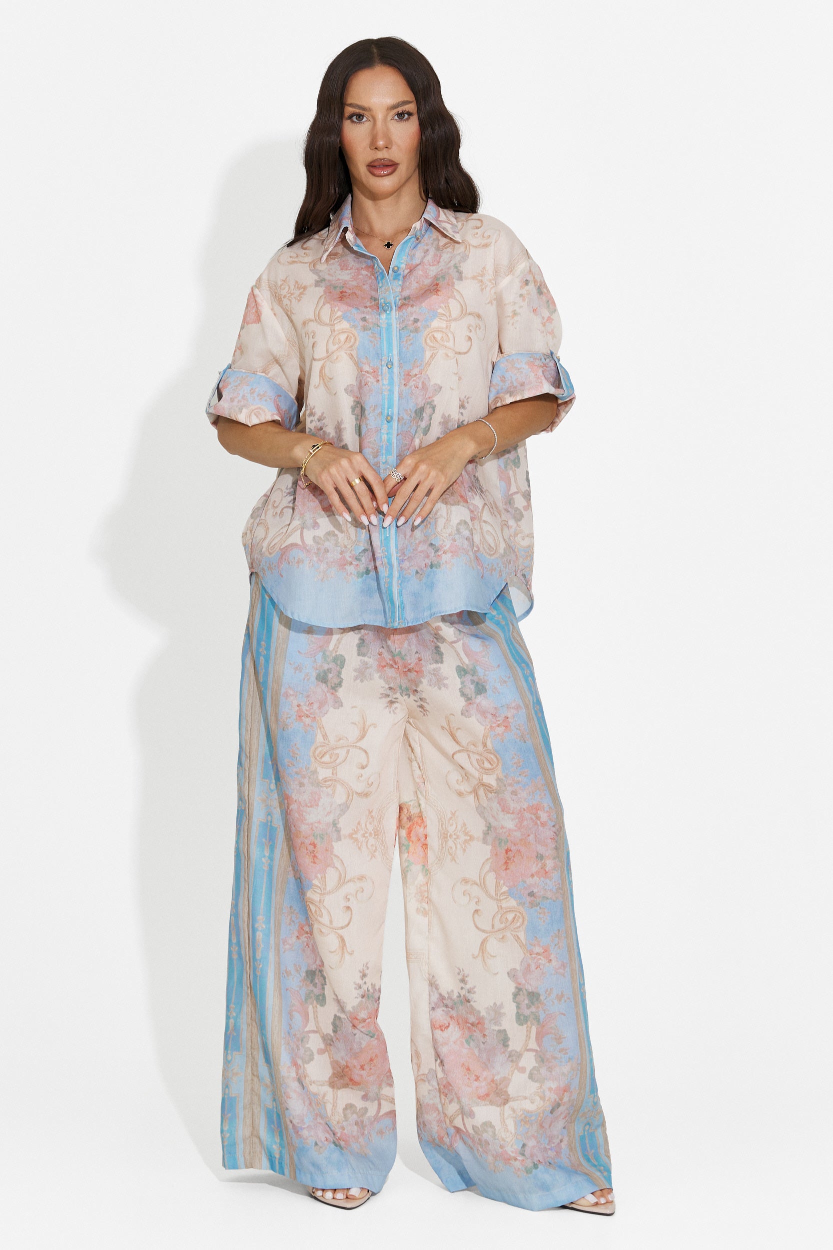 Completo donna casual azzurro Nezela Bogas