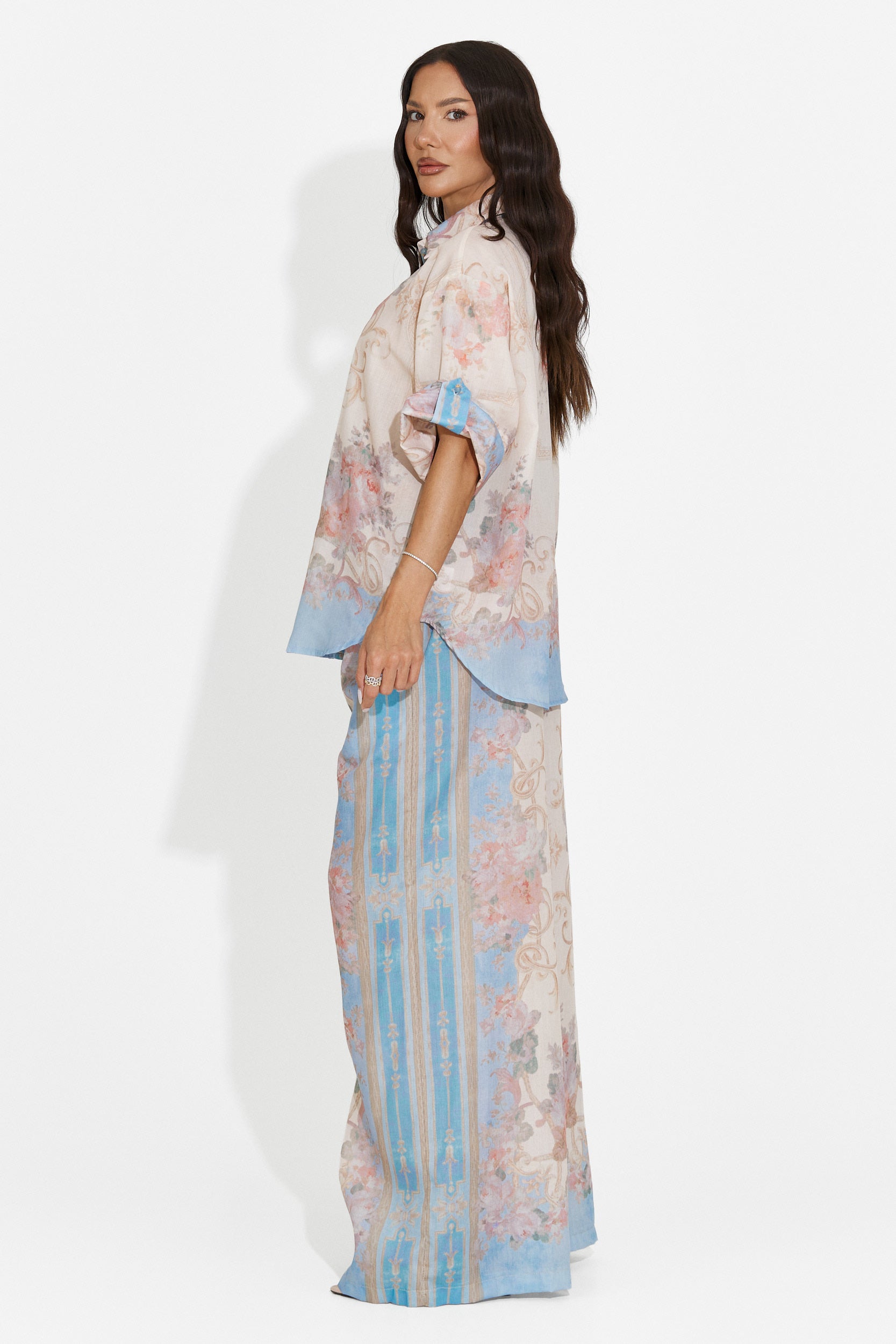 Completo donna casual azzurro Nezela Bogas