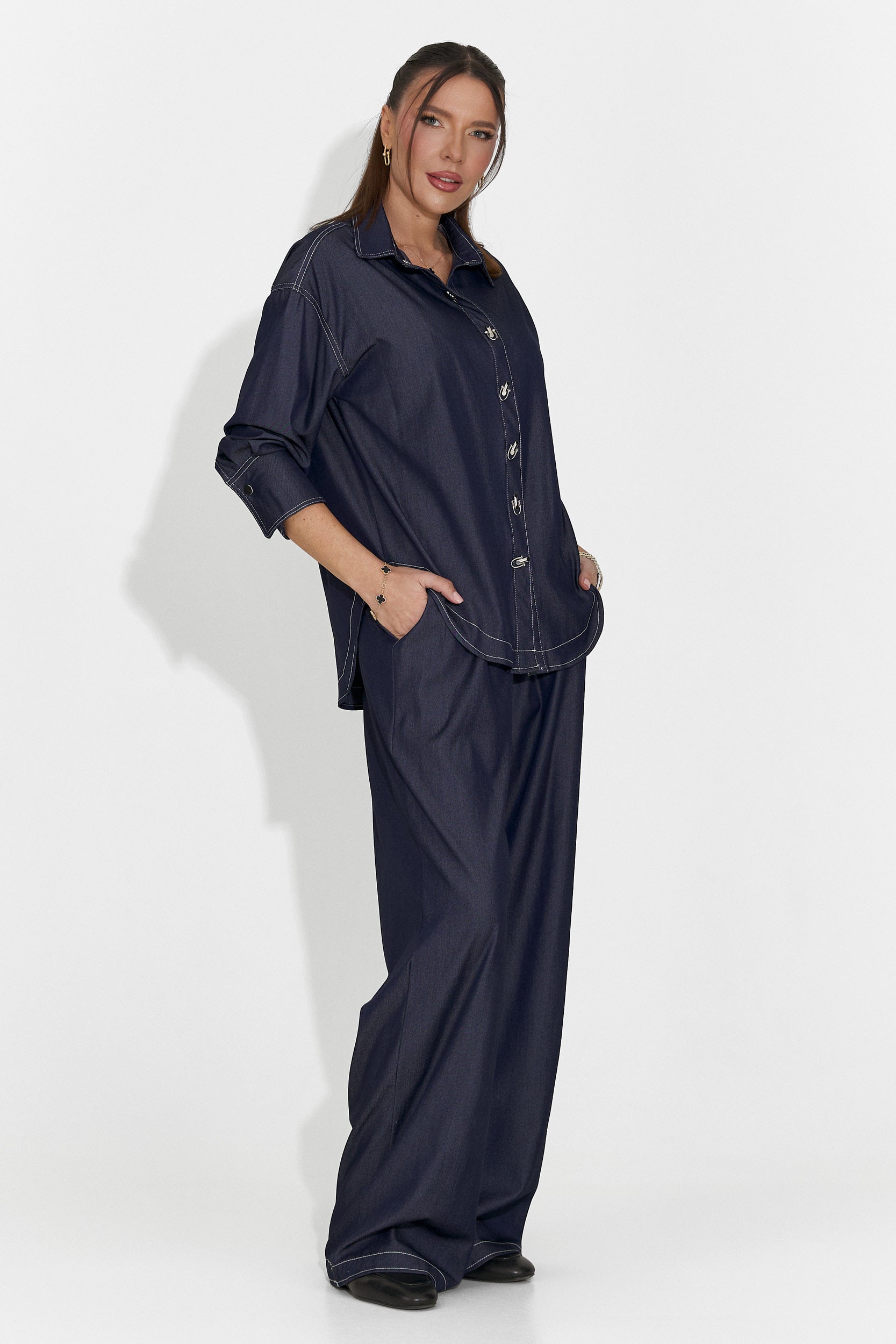 Elisio Bogas Tuta Casual Blu Navy da Donna