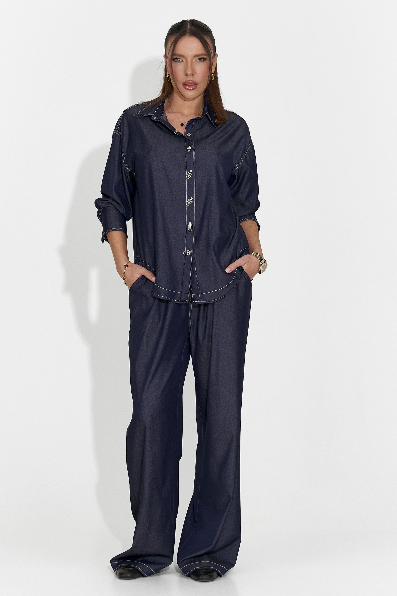 Elisio Bogas Tuta Casual Blu Navy da Donna