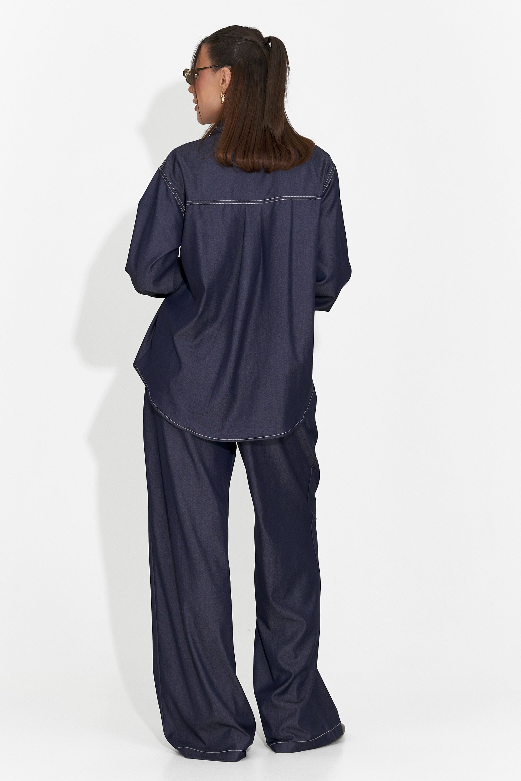 Zunaira Bogas Tuta Casual Blu Navy da Donna