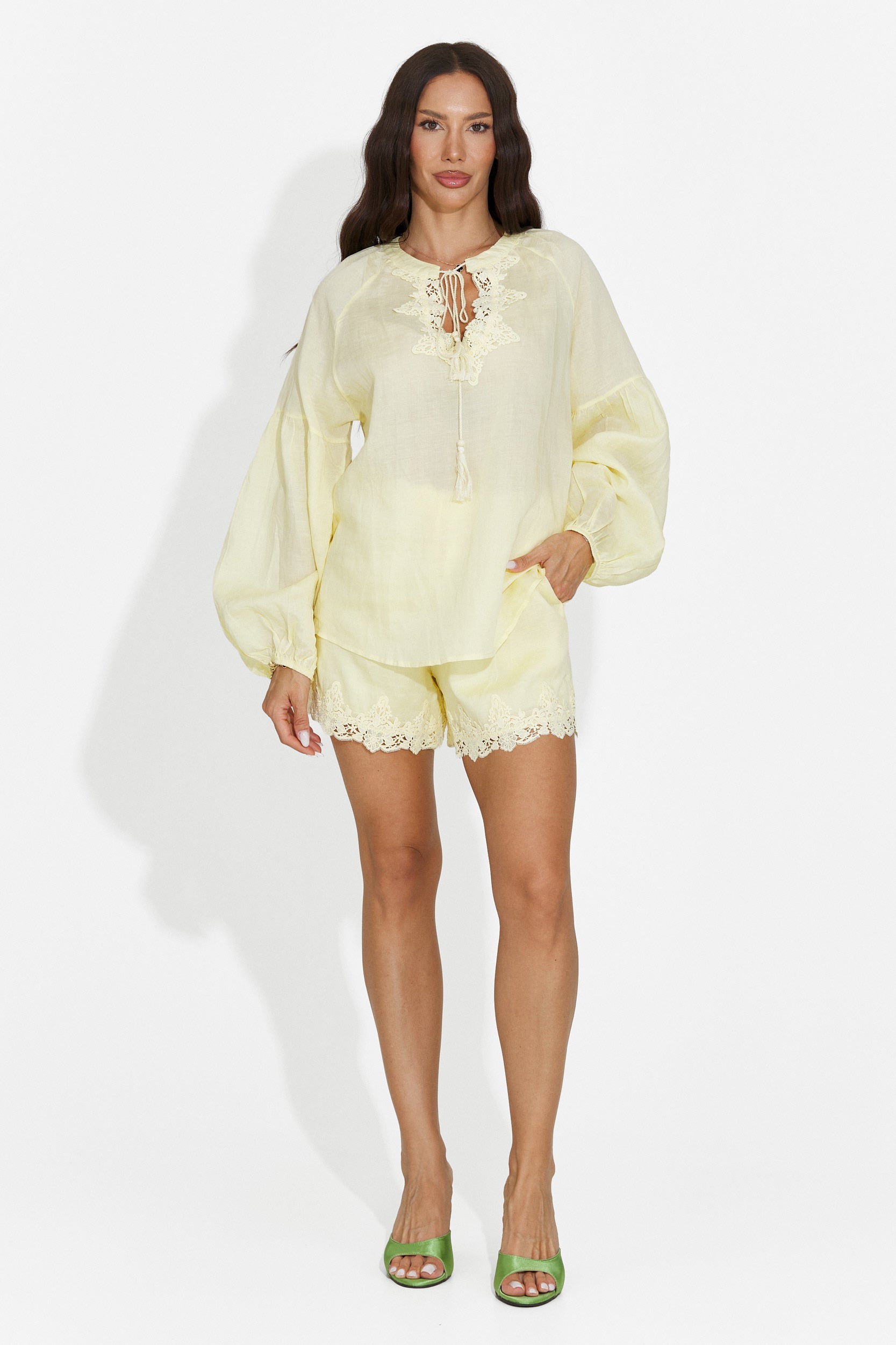 Completo casual da donna giallo Merliana Bogas