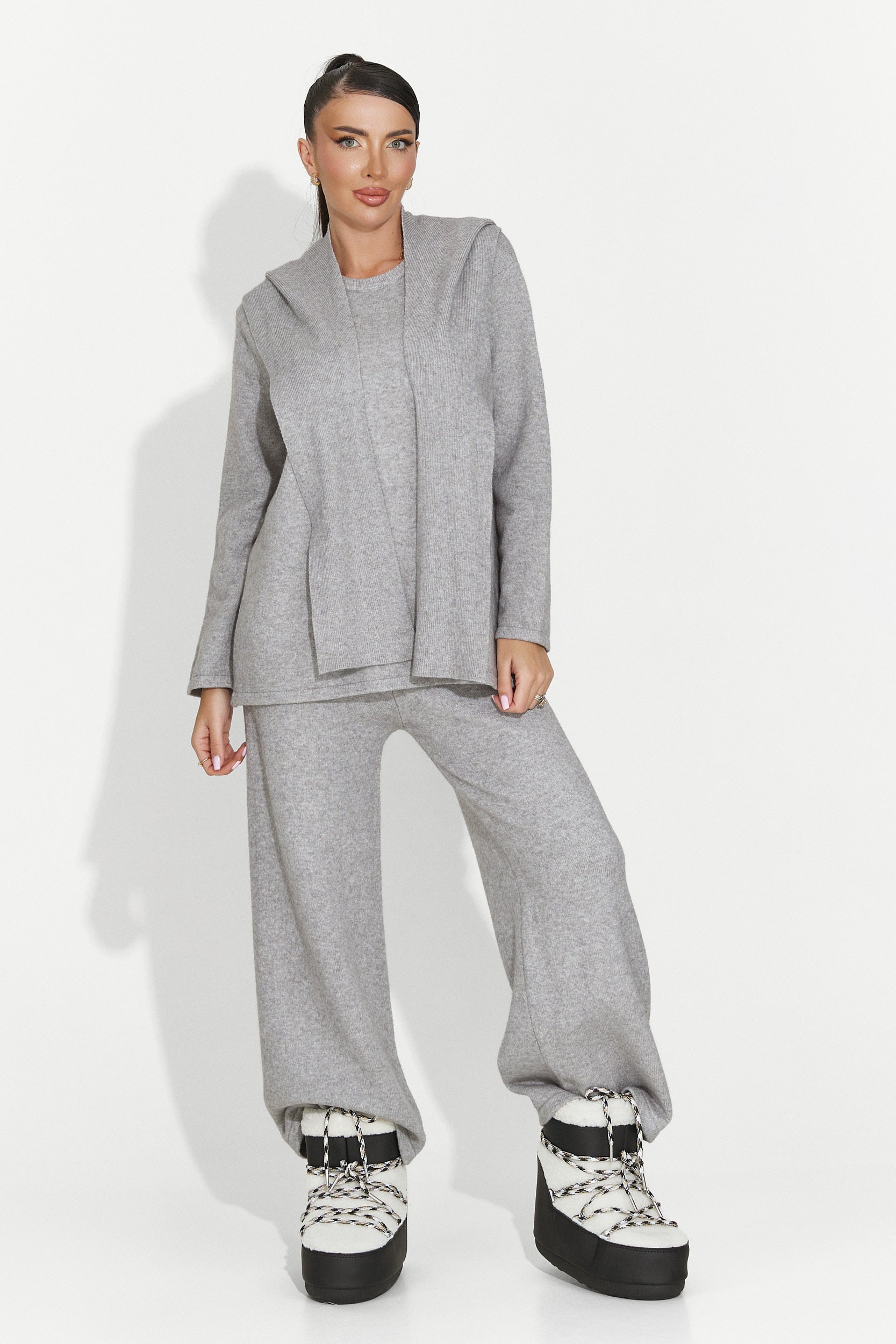 Abito casual grigio da donna Vencilie Bogas