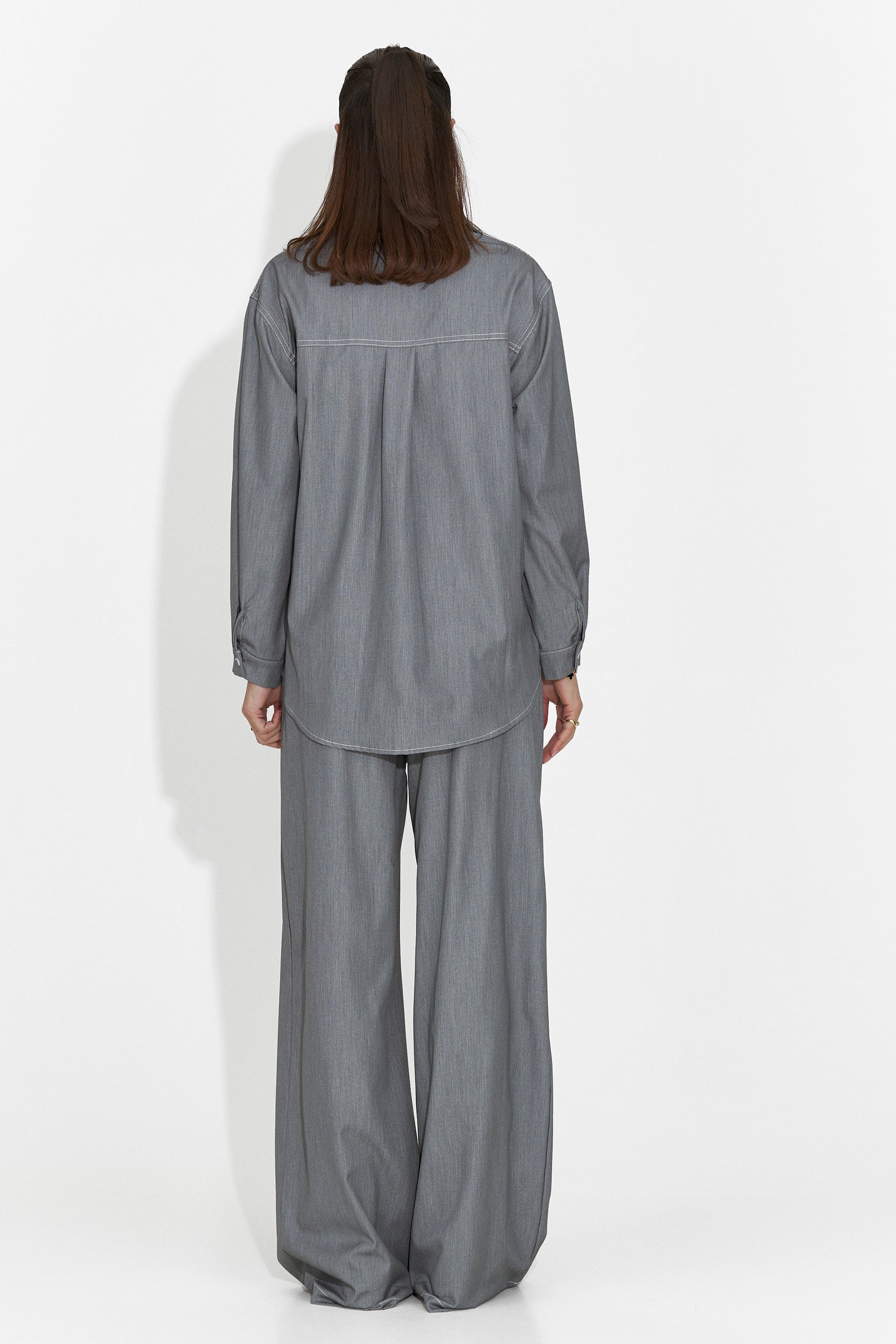 Zunaira Bogas Tuta Casual Grigia da Donna