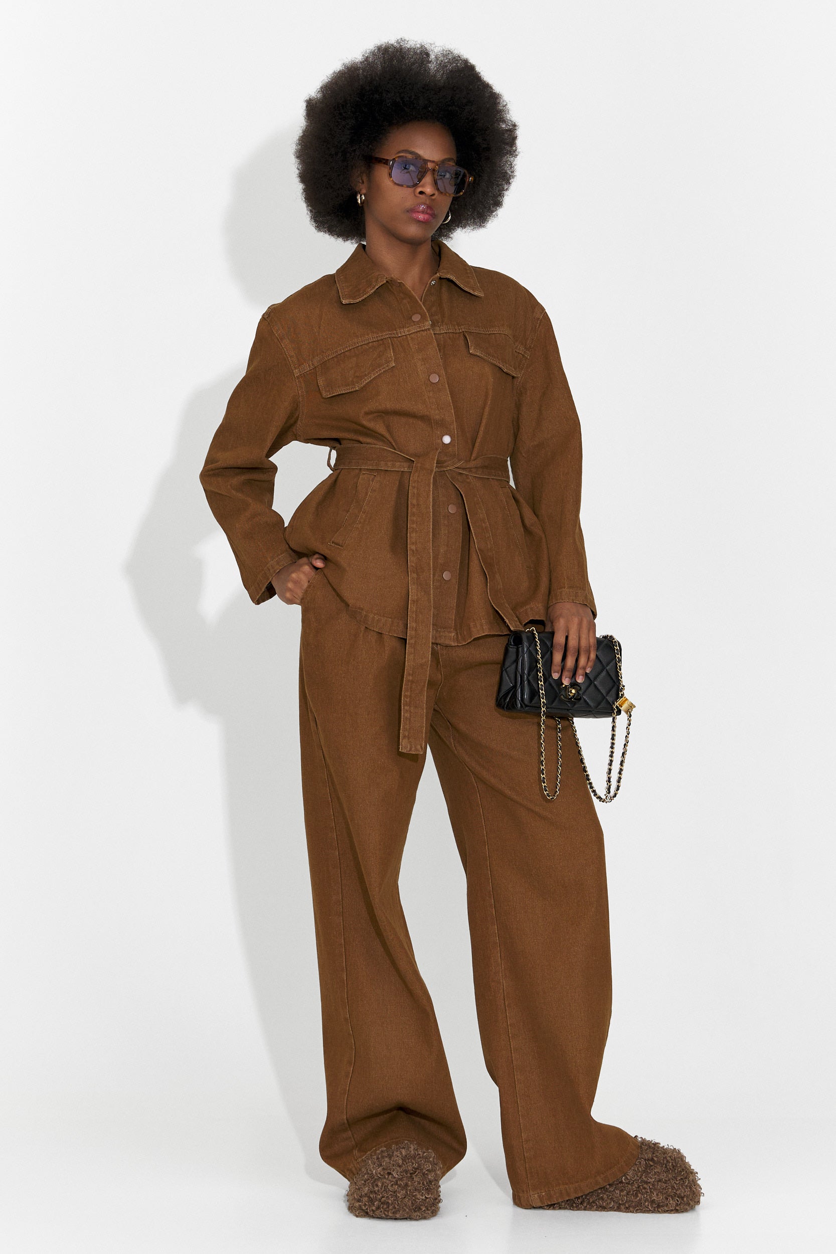 Tuta Casual Marrone da Donna di Isabele Bogas