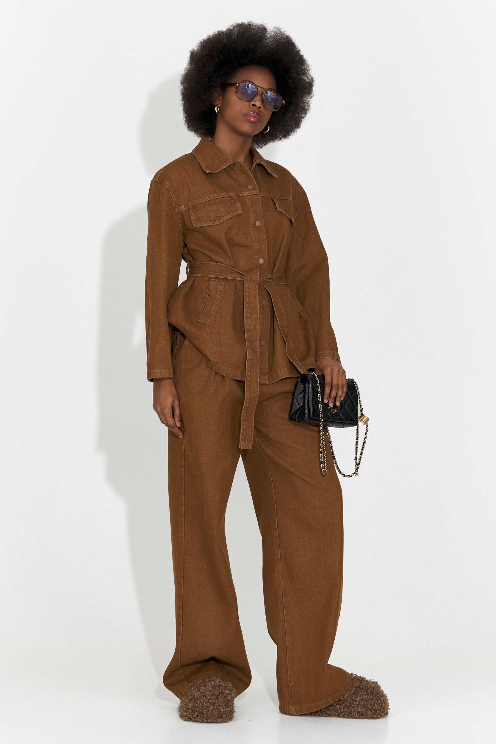 Tuta Casual Marrone da Donna di Isabele Bogas