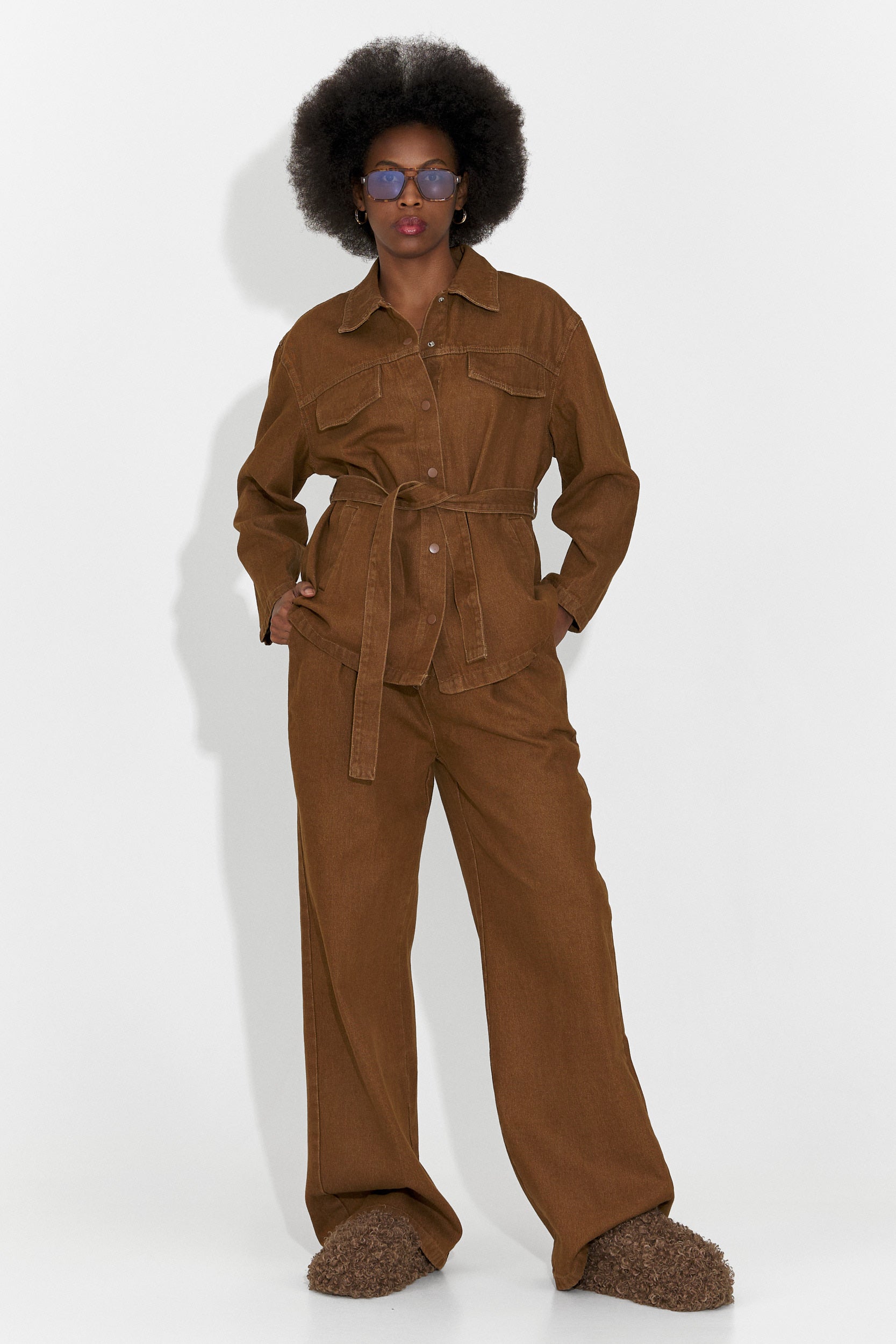 Tuta Casual Marrone da Donna di Isabele Bogas