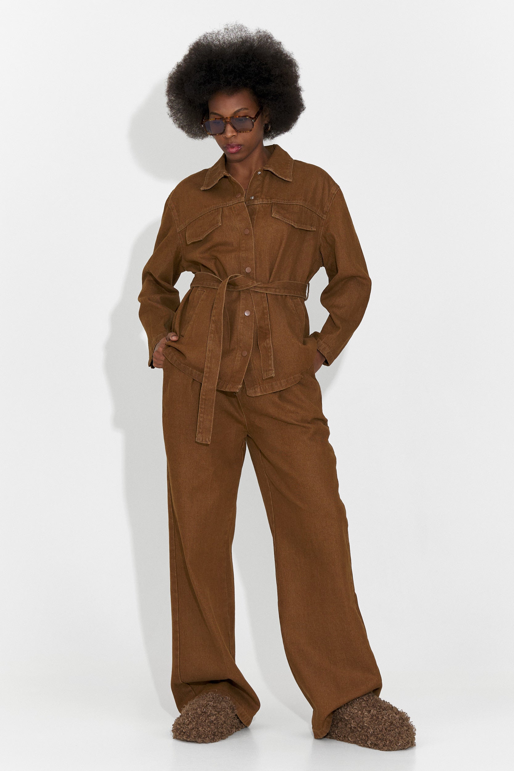 Tuta Casual Marrone da Donna di Isabele Bogas