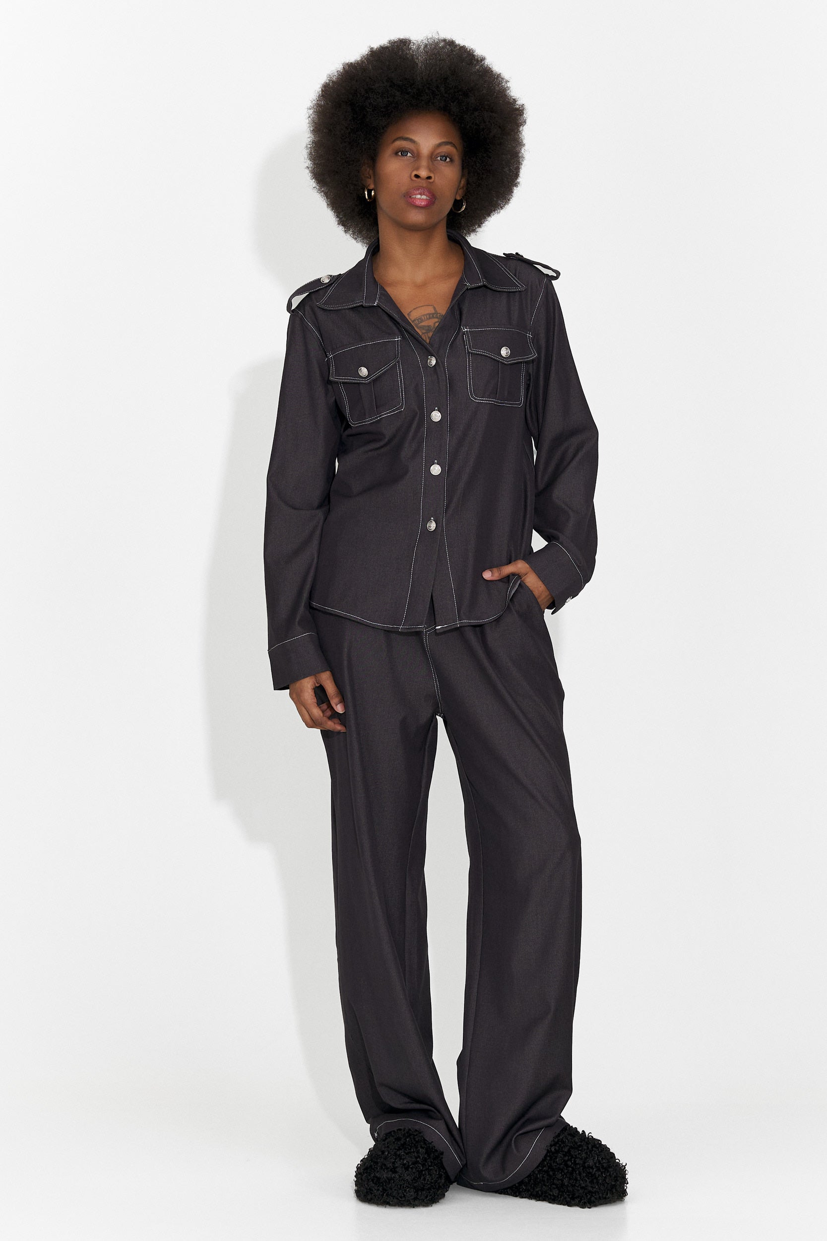 Abito Casual Nero da Donna di Vertija Bogas