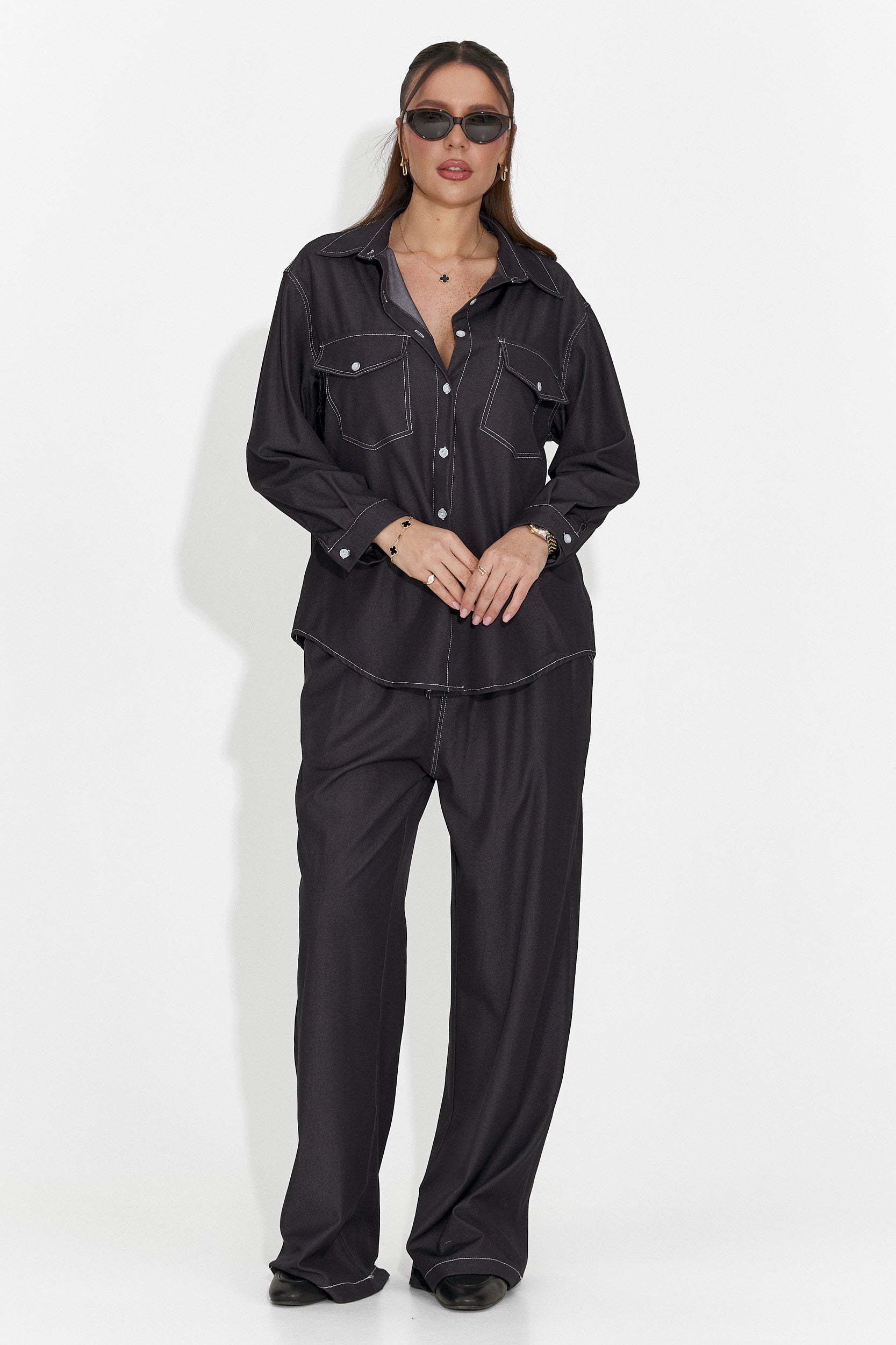 Zunaira Bogas Tuta Casual Nera da Donna