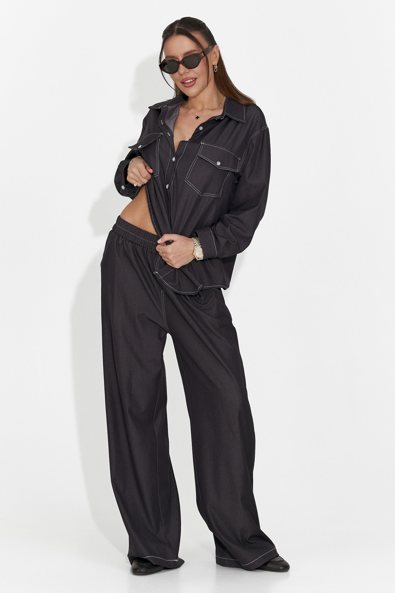 Zunaira Bogas Tuta Casual Nera da Donna