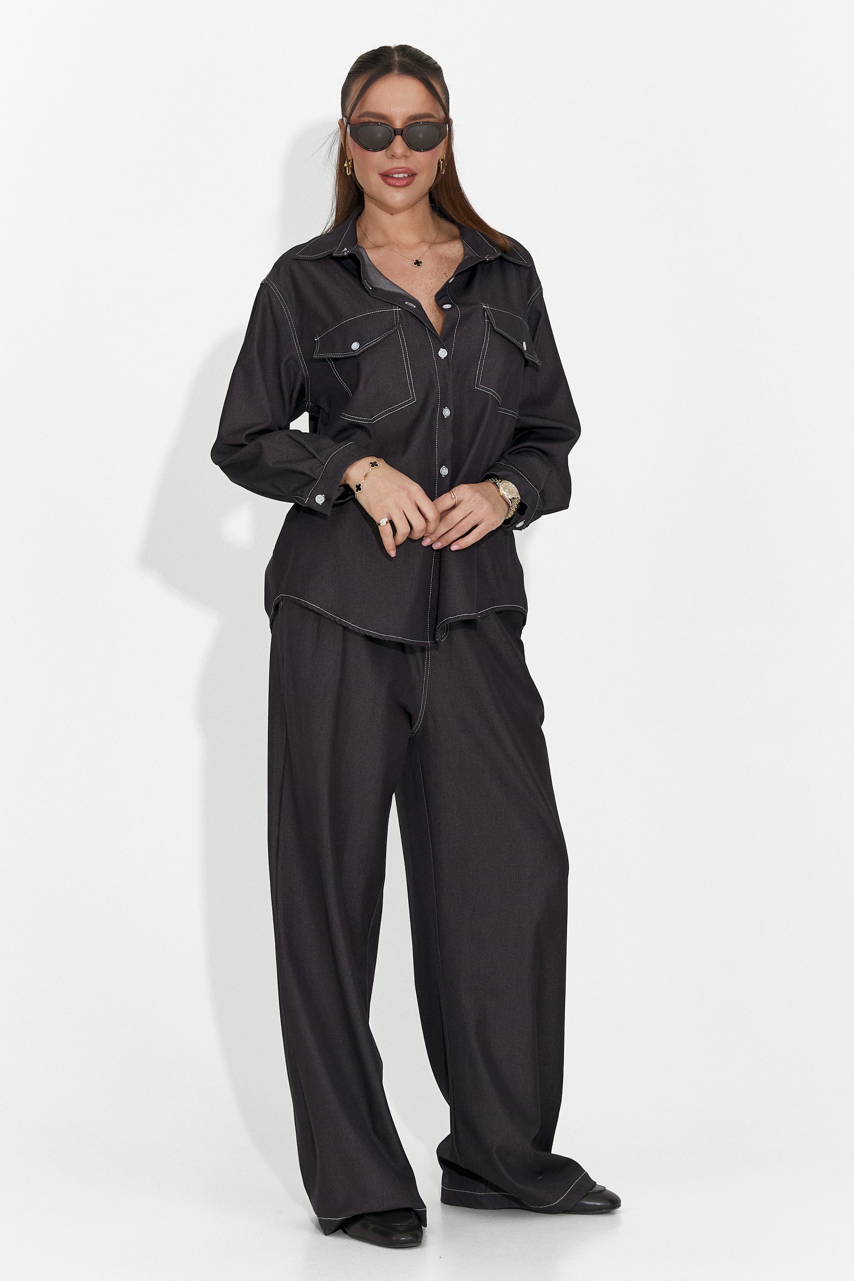 Zunaira Bogas Tuta Casual Nera da Donna