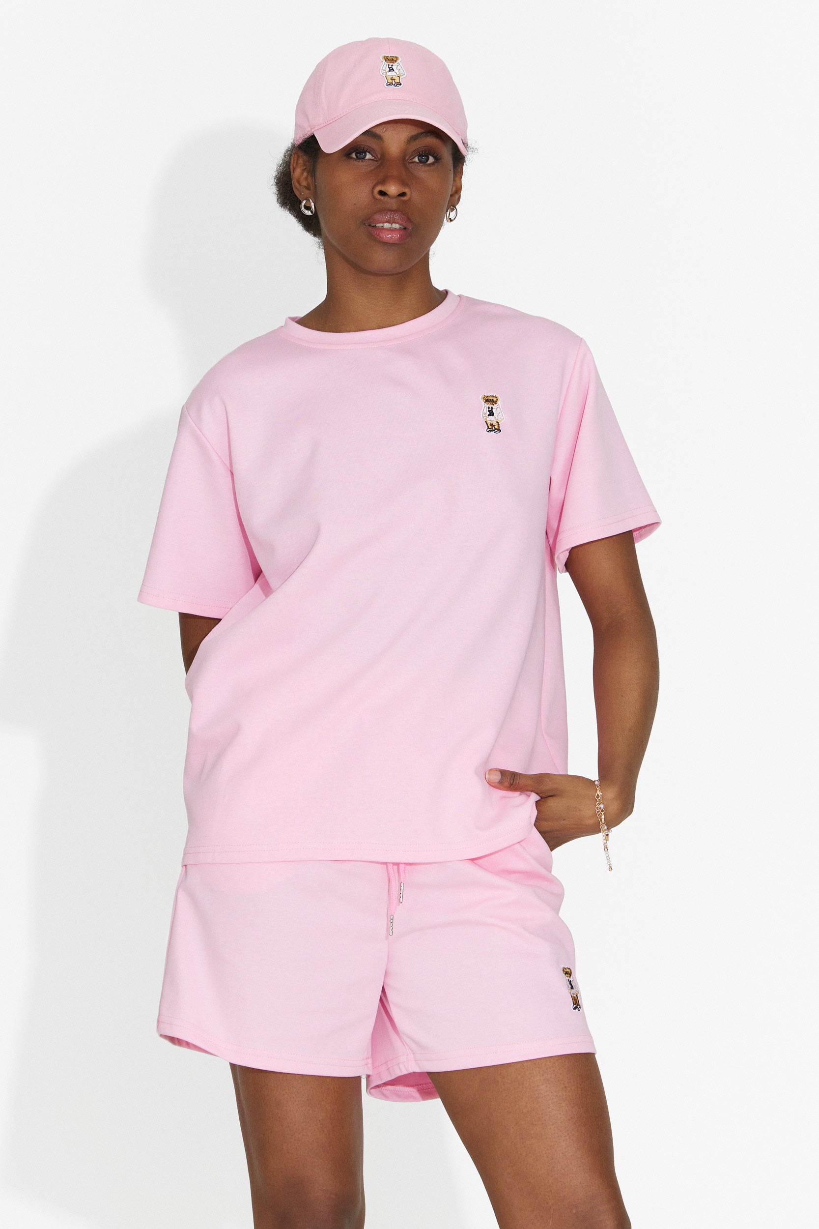 Tuta casual rosa da donna di Toviana Bogas