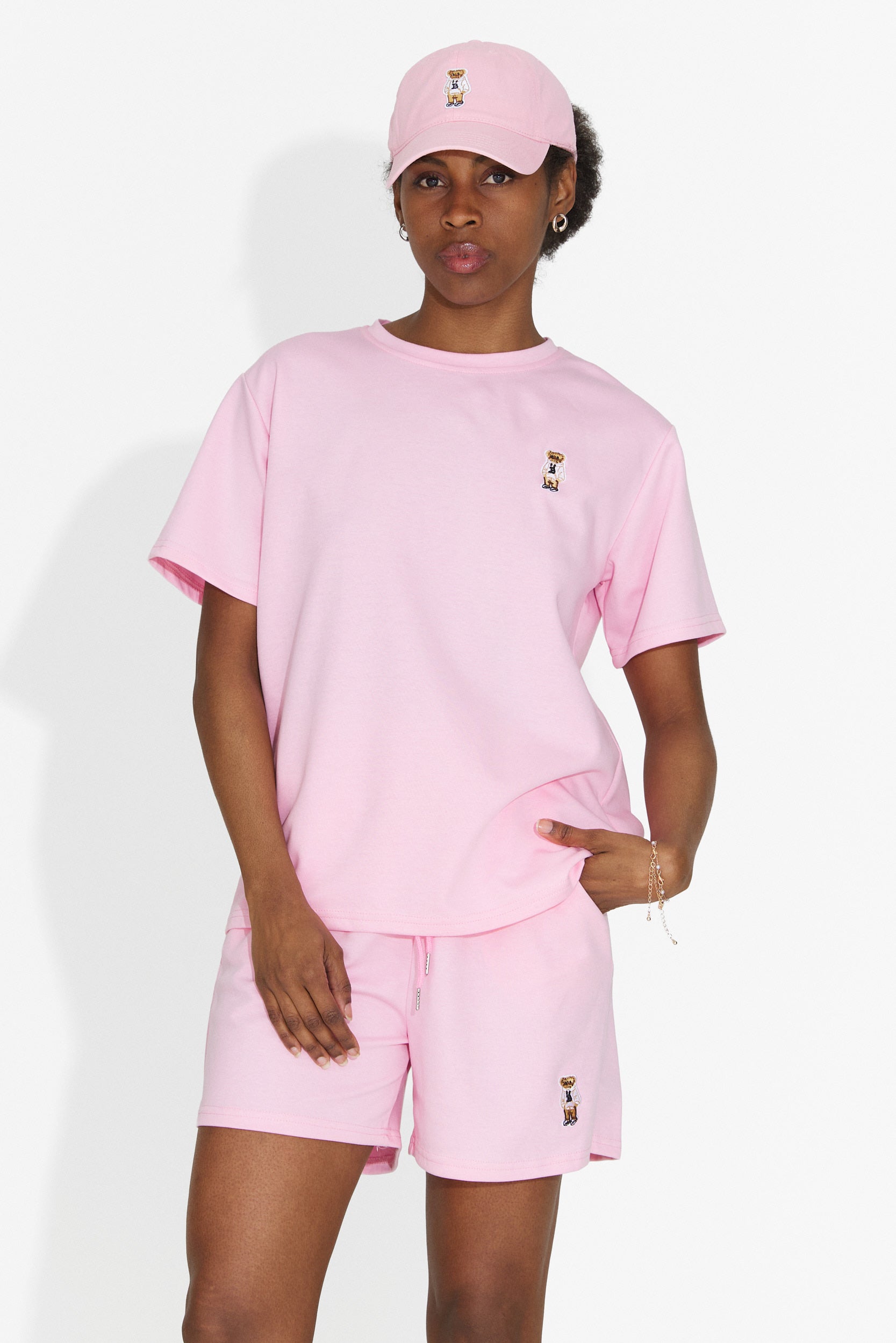 Tuta casual rosa da donna di Toviana Bogas