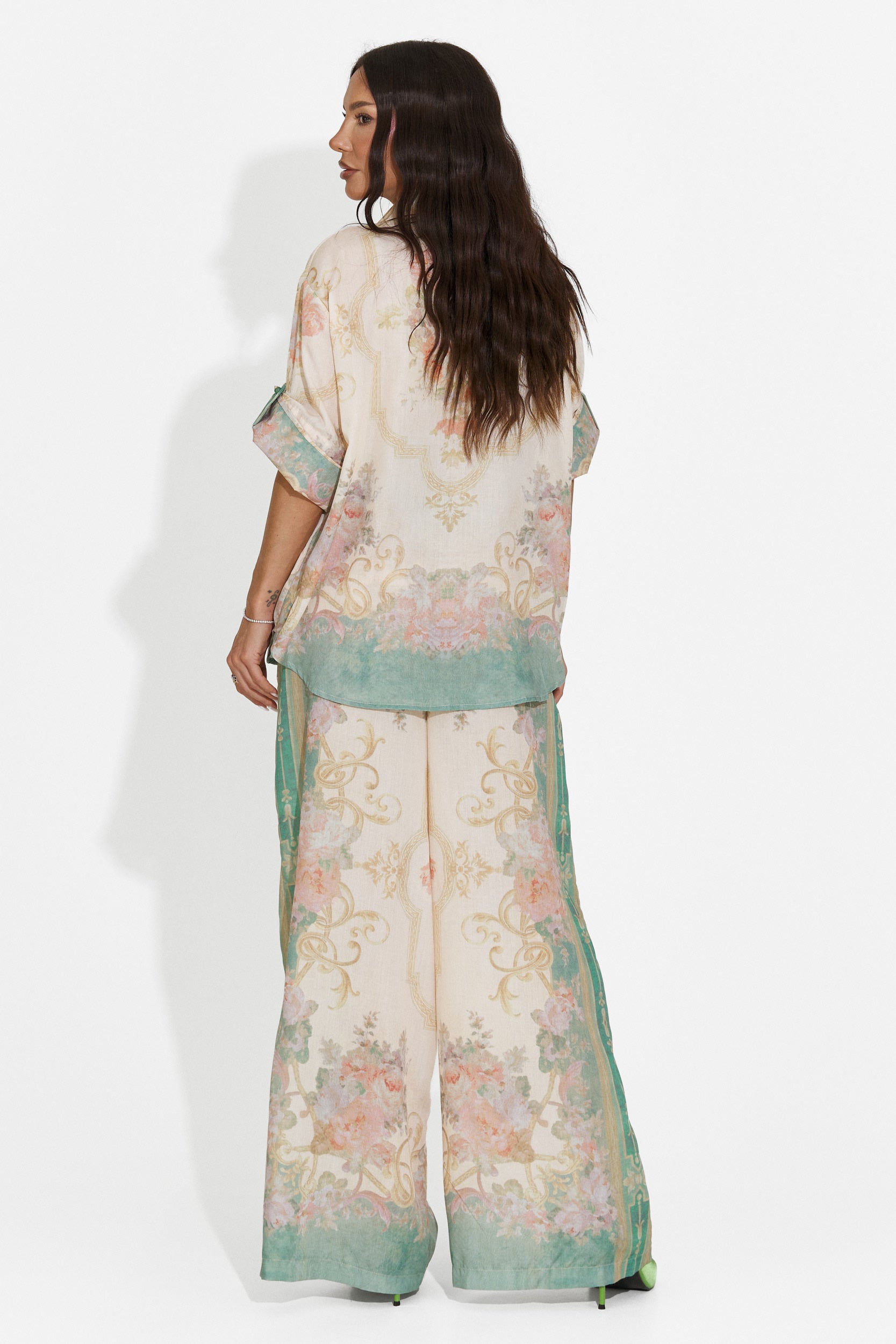Completo donna casual verde Nezela Bogas