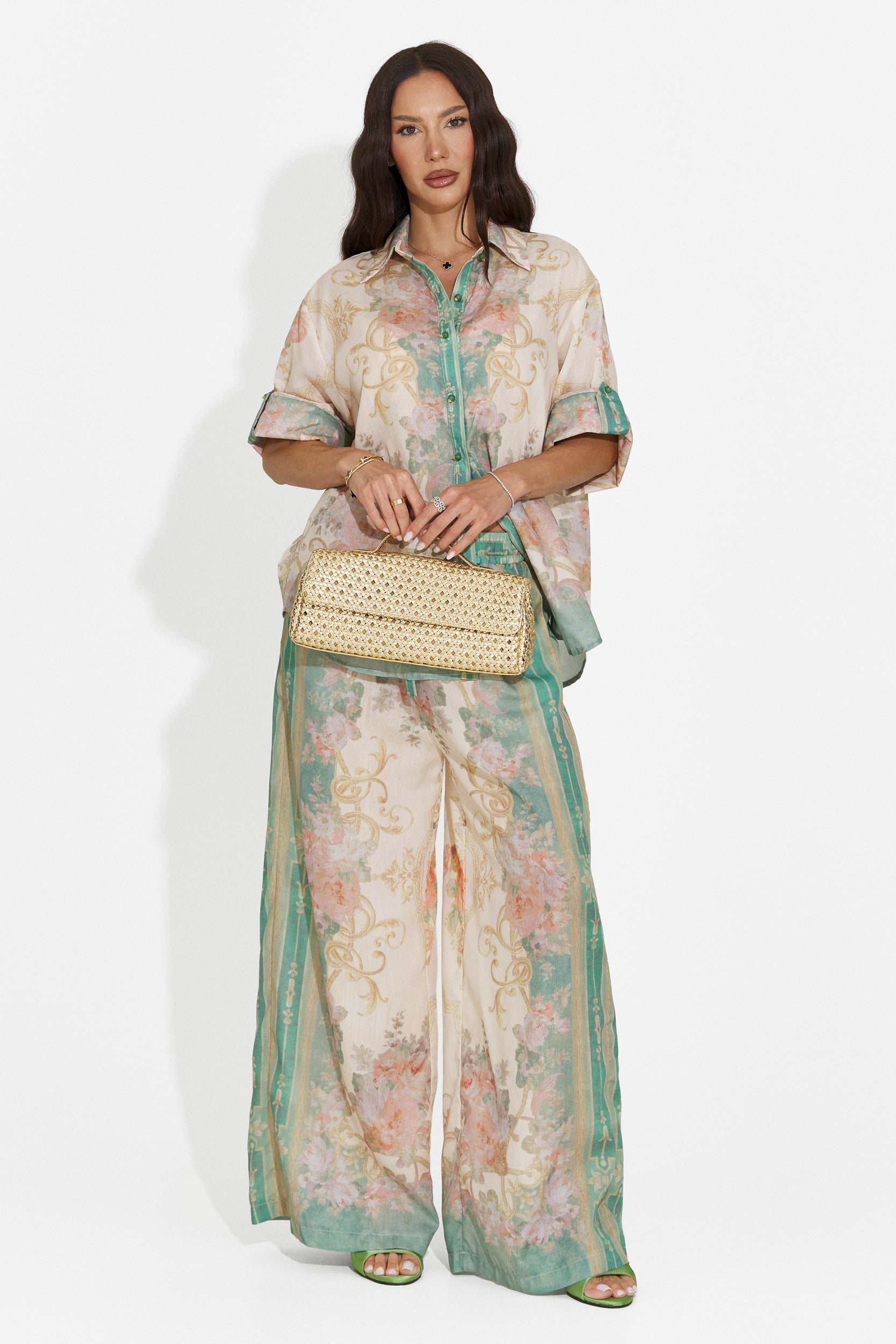 Completo donna casual verde Nezela Bogas