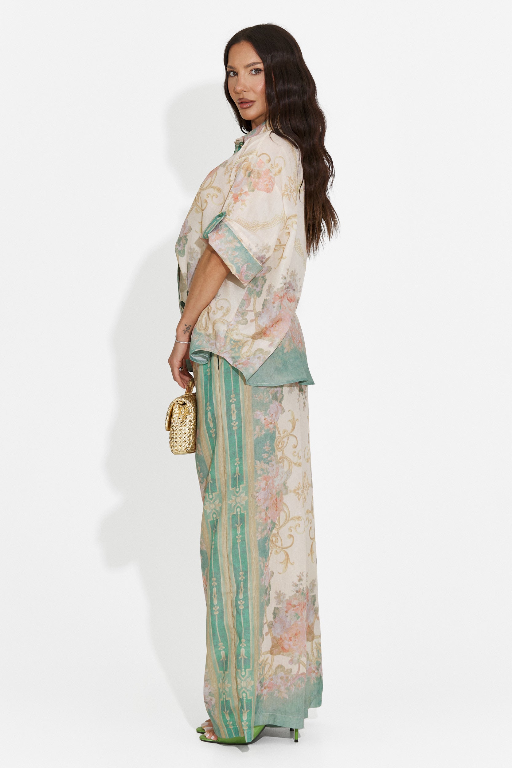 Completo donna casual verde Nezela Bogas