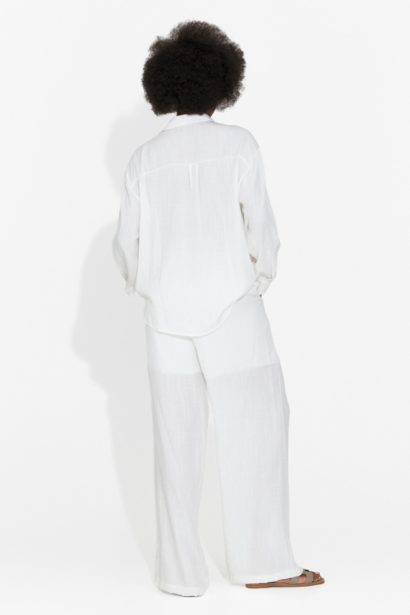 Tuta da Donna Aralia Bogas con Pantaloni Bianchi