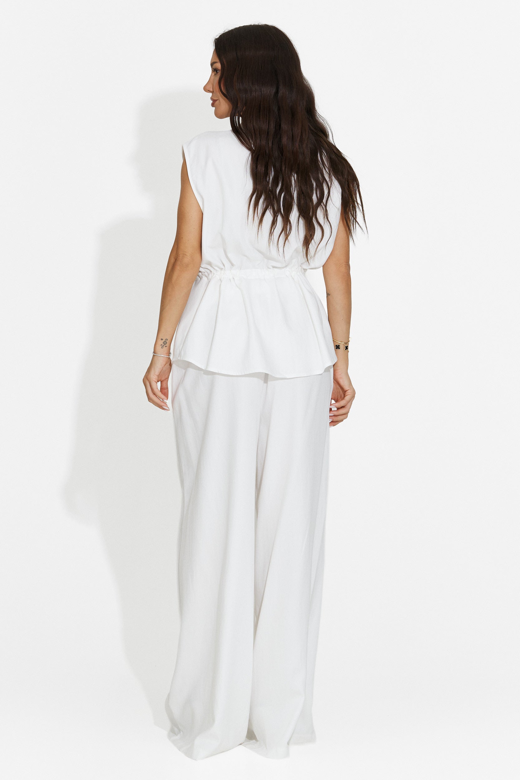 Completo donna con pantaloni bianco Yvaine Bogas