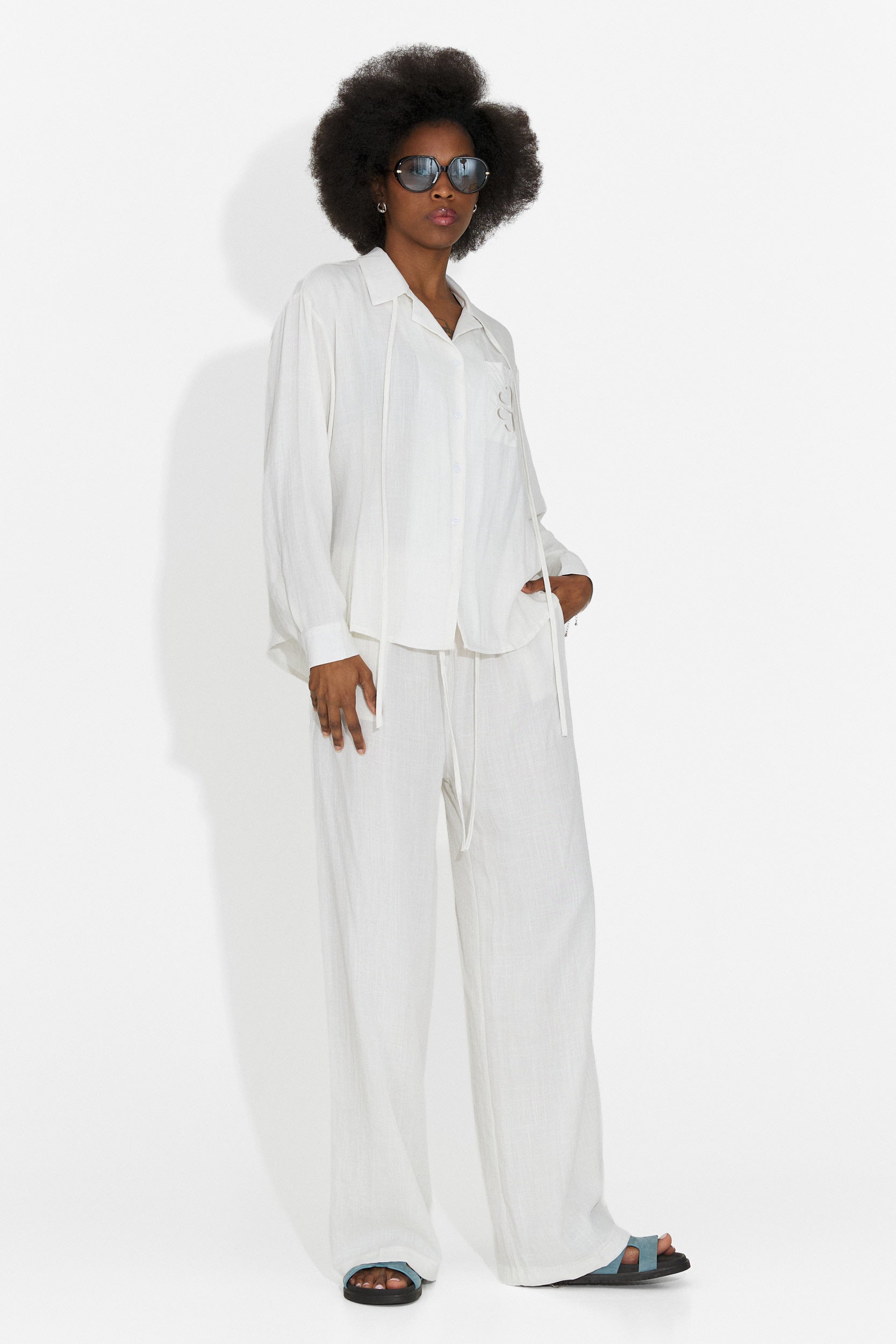 Tuta da Donna Aralia Bogas con Pantaloni Beige