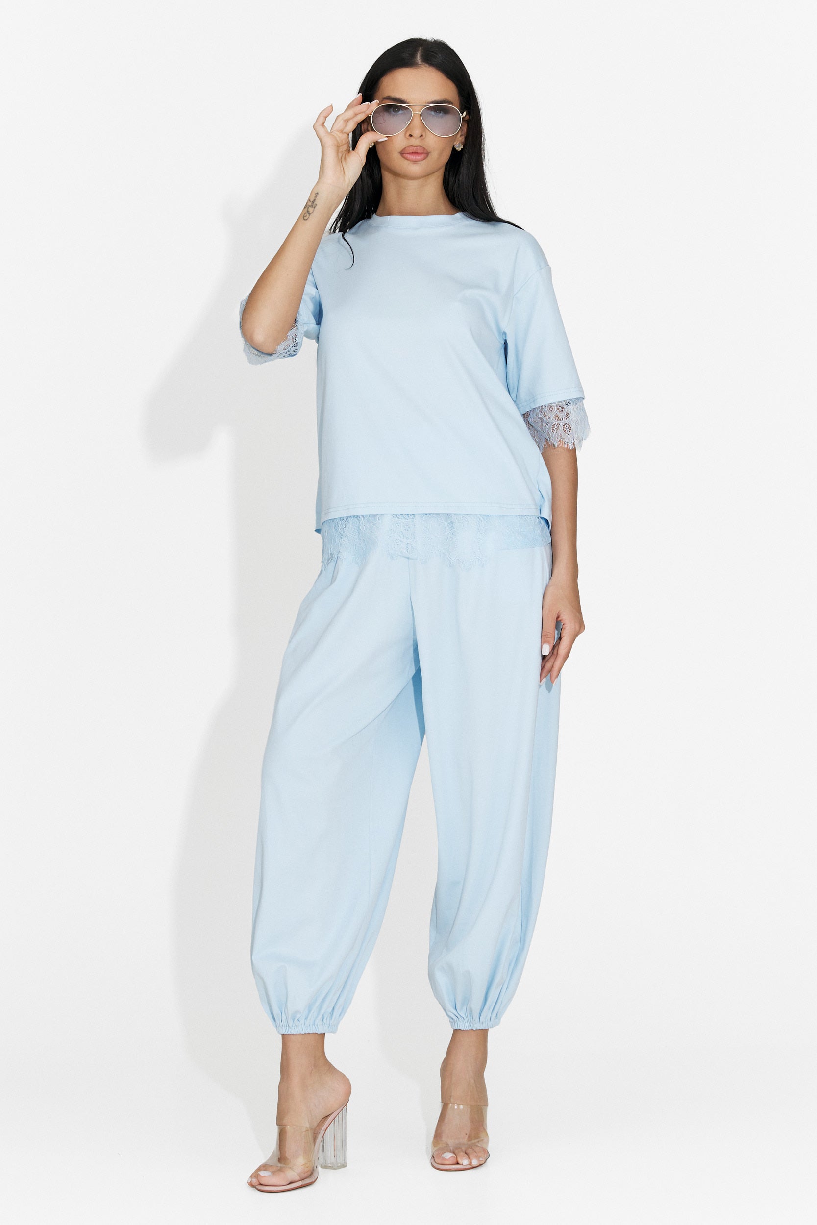Tailleur da Donna di Maila Bogas con Pantaloni Blu