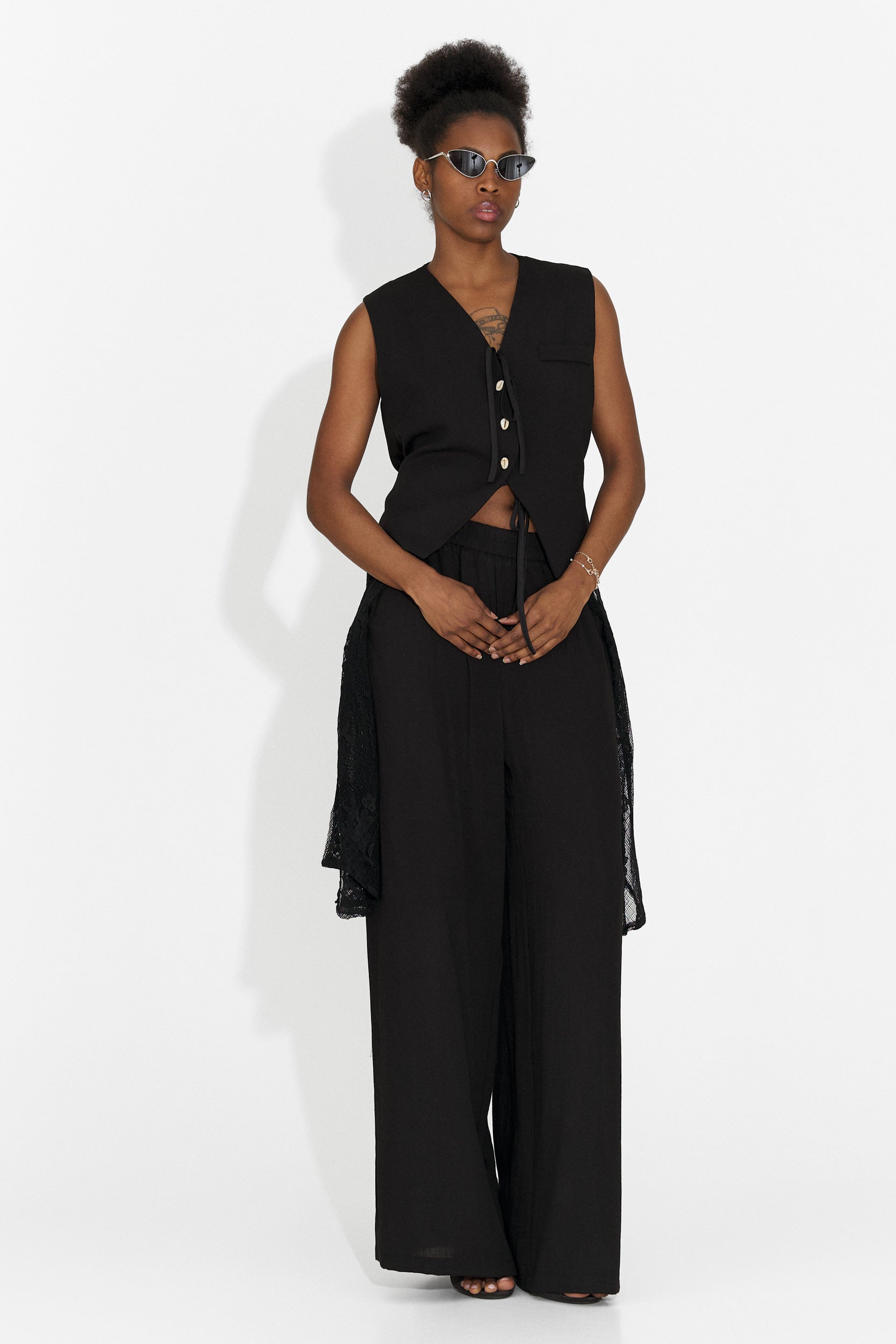 Tuta da Donna Gladiola Bogas con Pantaloni Neri