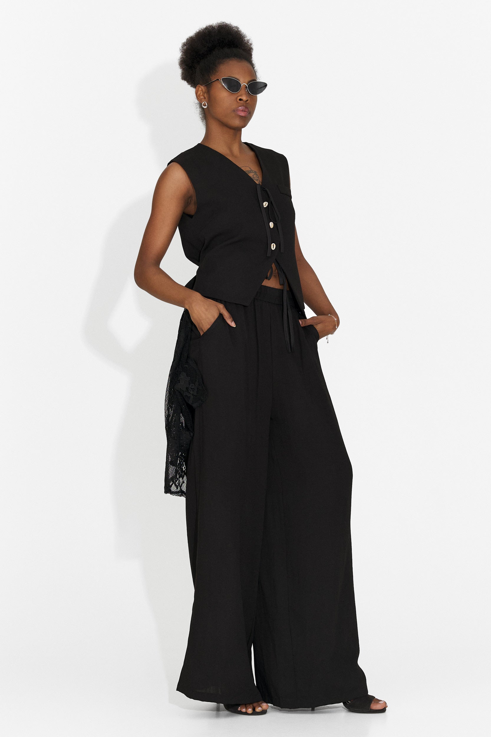 Tuta da Donna Gladiola Bogas con Pantaloni Neri