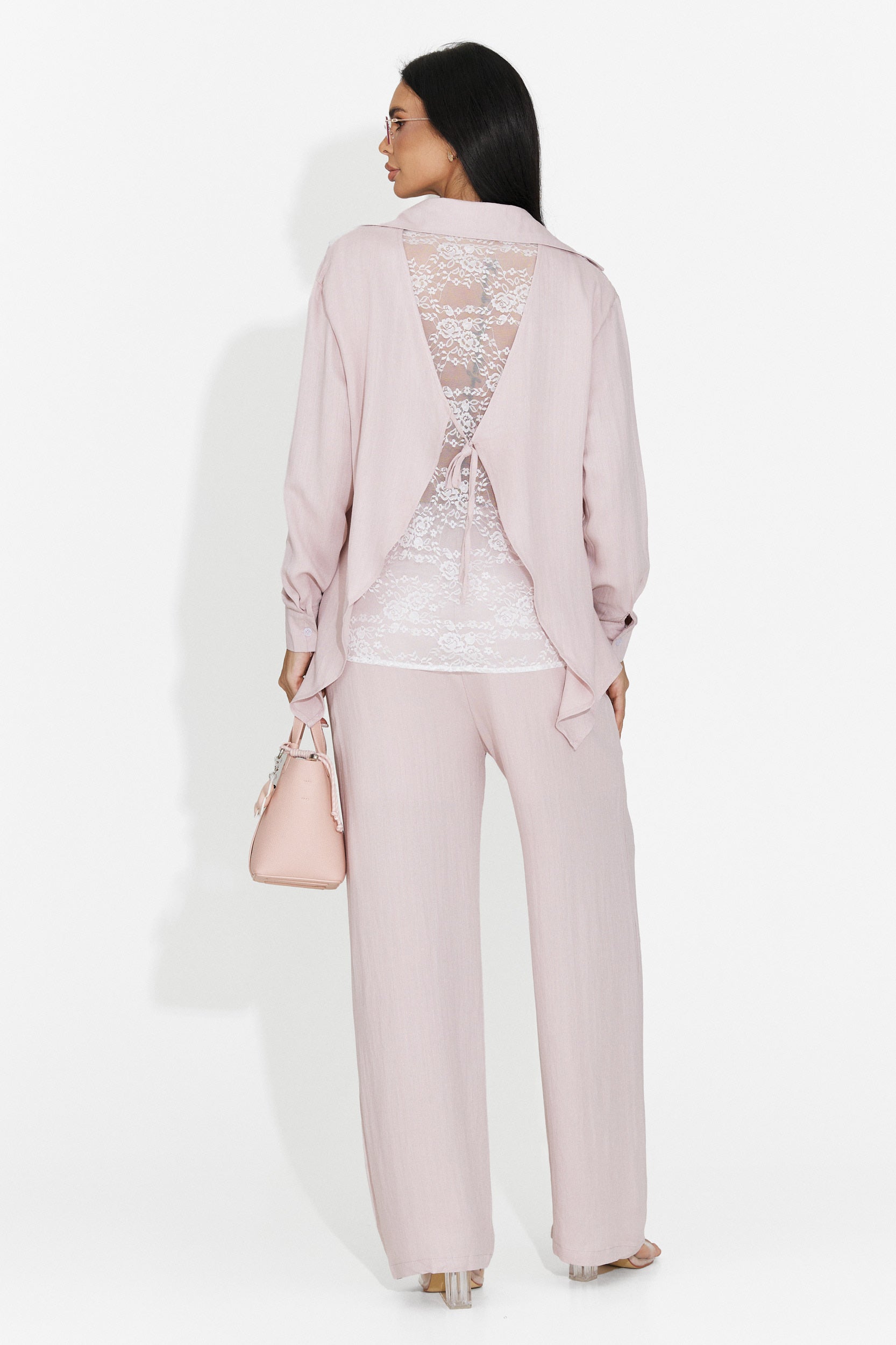 Tuta da donna Wyat Bogas con pantaloni rosa