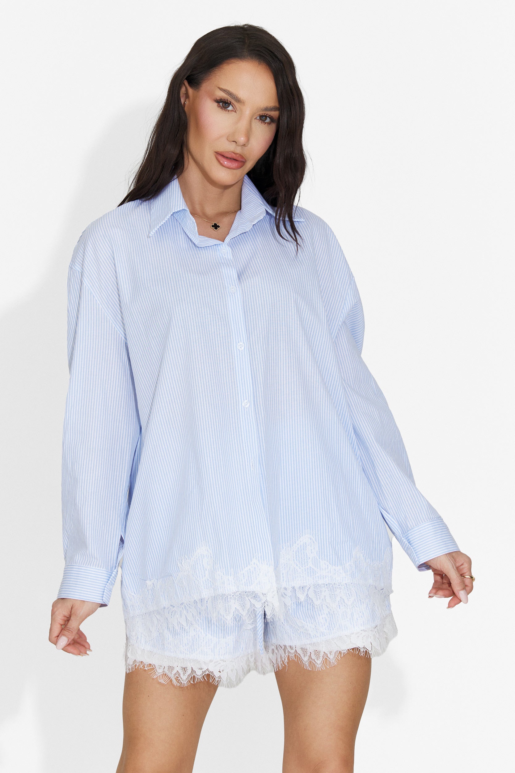 Set da Donna Marigold Bogas con Pantaloncini Blu