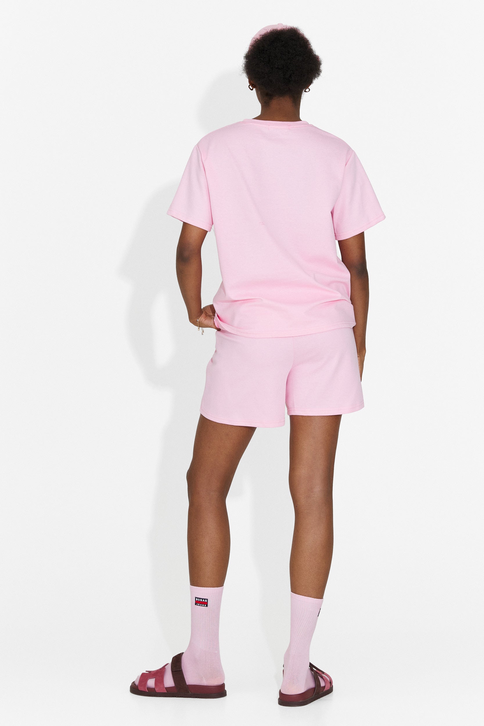 Set da Donna Marva Bogas con Pantaloncini Rosa