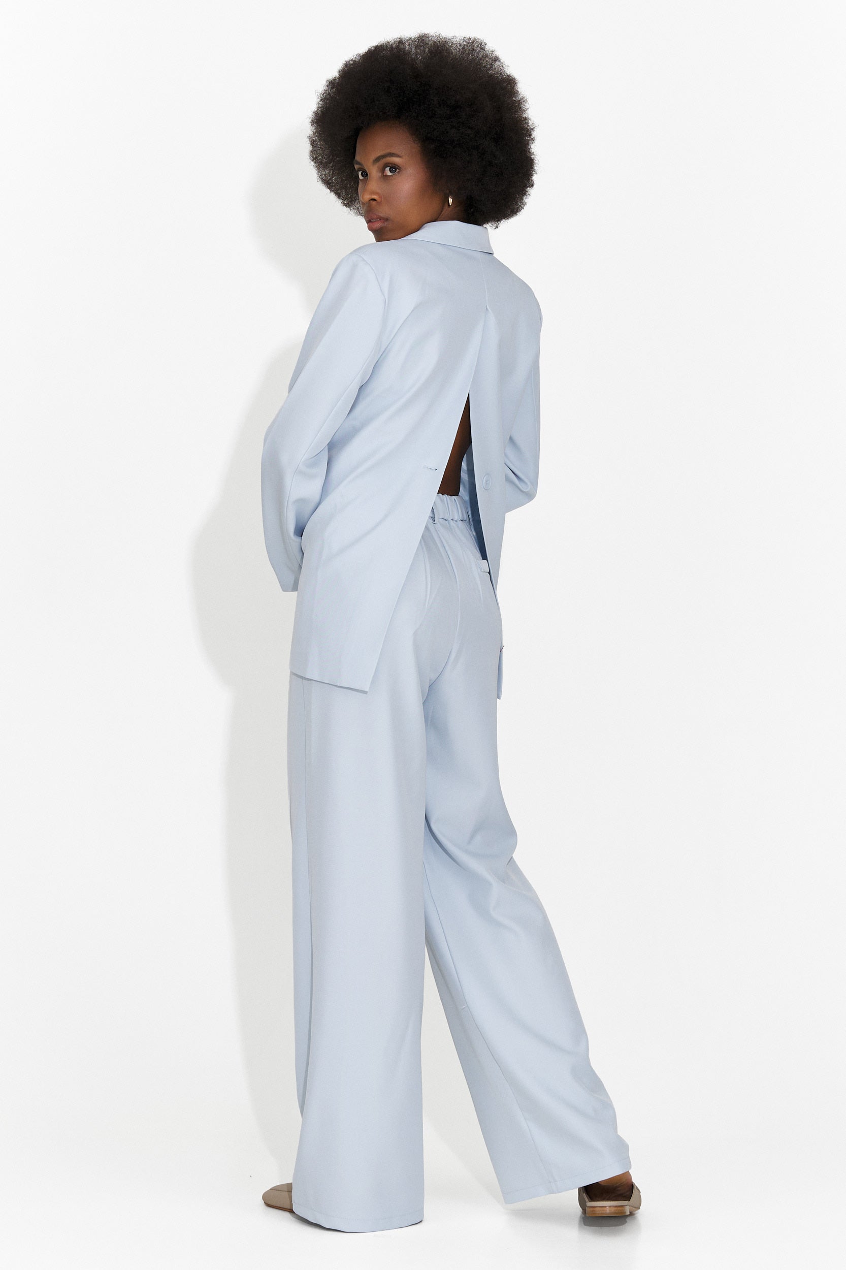 Elegante tailleur blu da donna Timelia Bogas