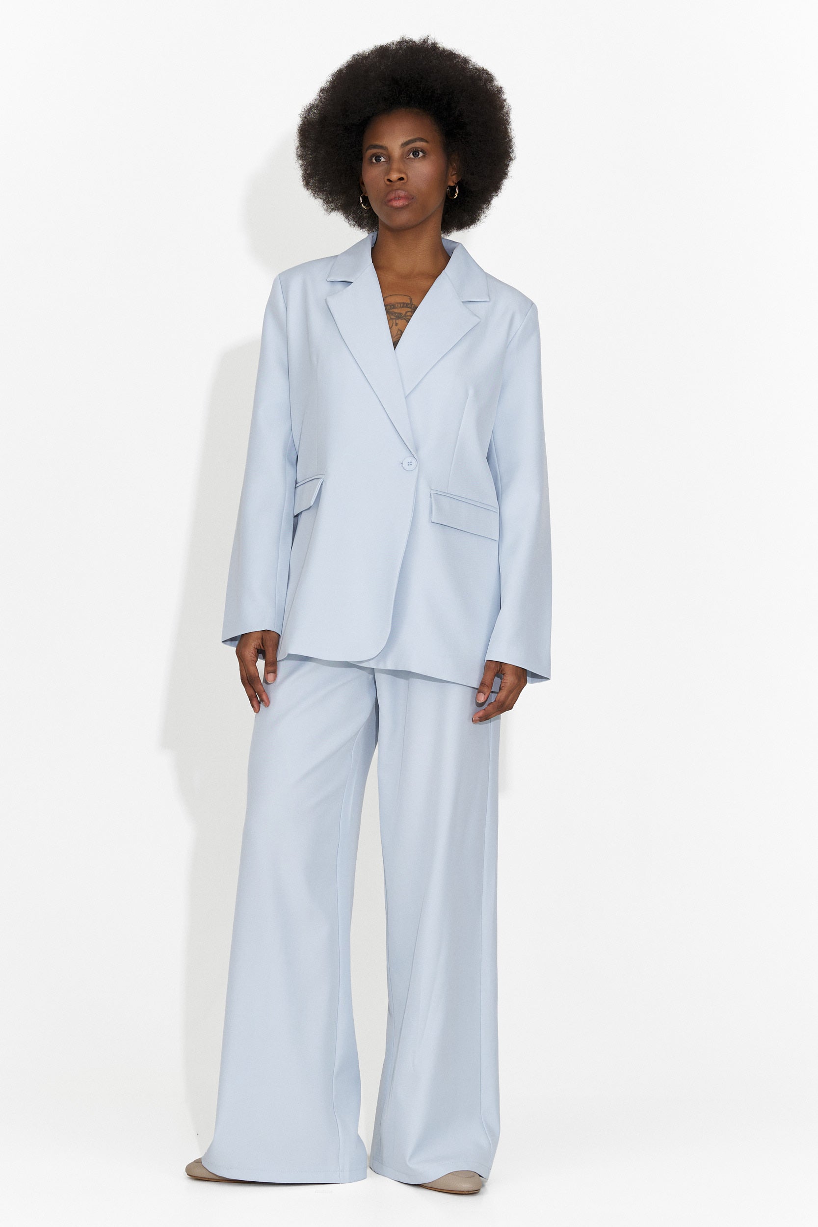 Elegante tailleur blu da donna Timelia Bogas