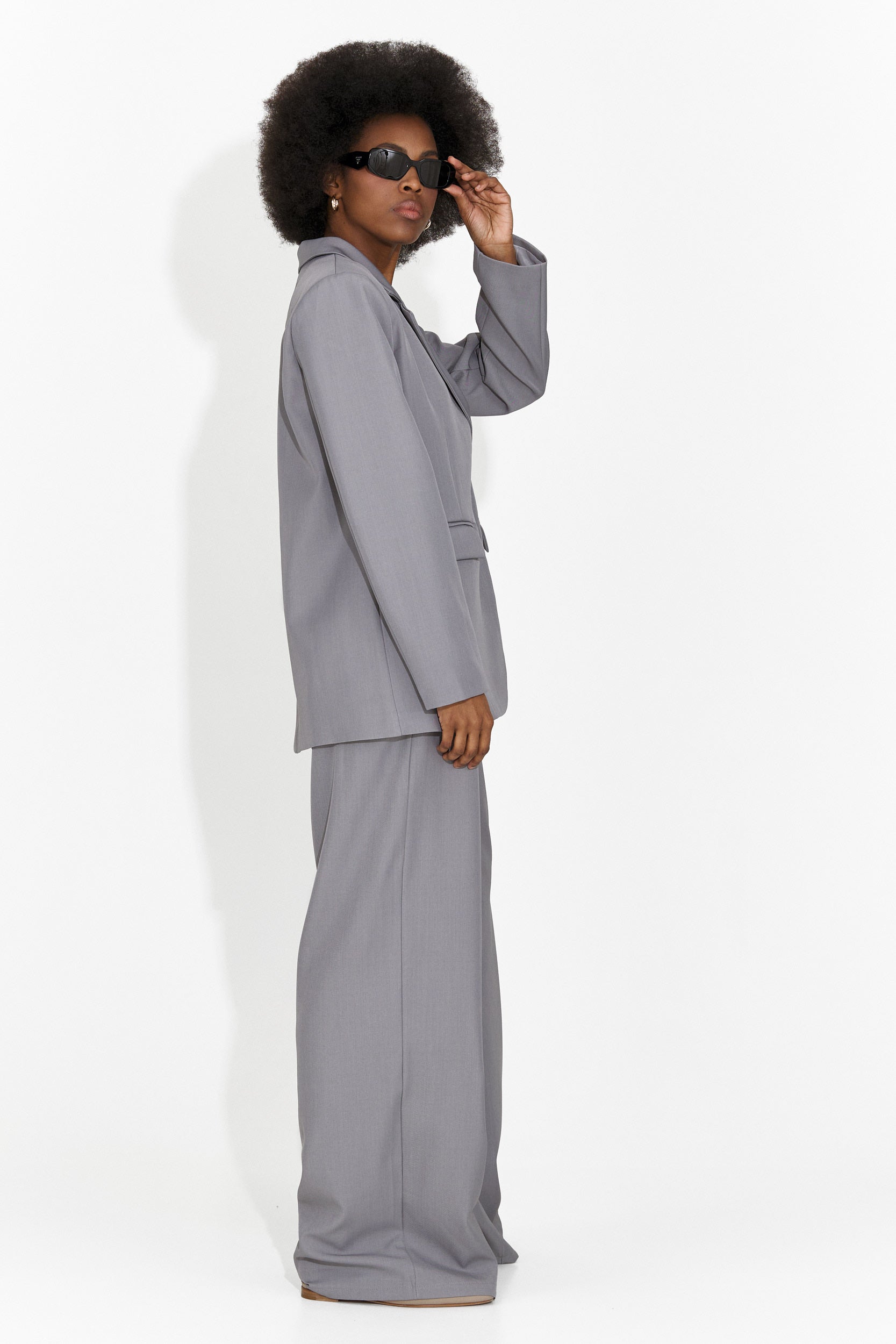 Elegante Tailleur Grigio da Donna Timelia Bogas