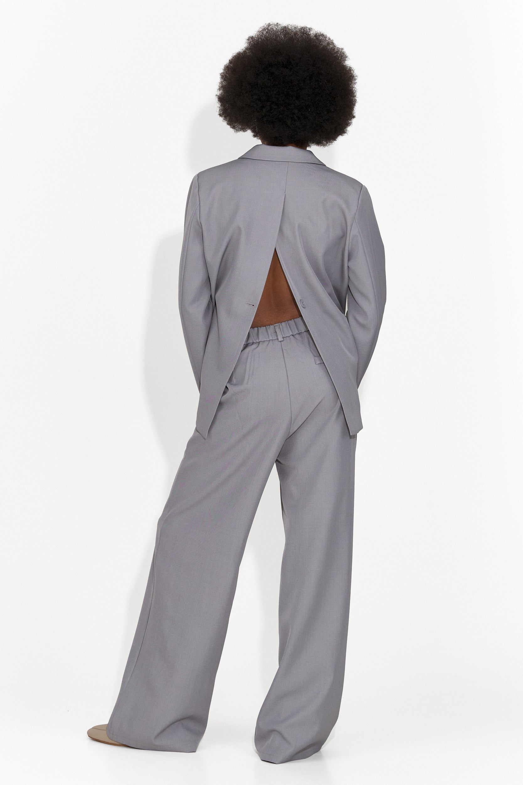 Elegante Tailleur Grigio da Donna Timelia Bogas