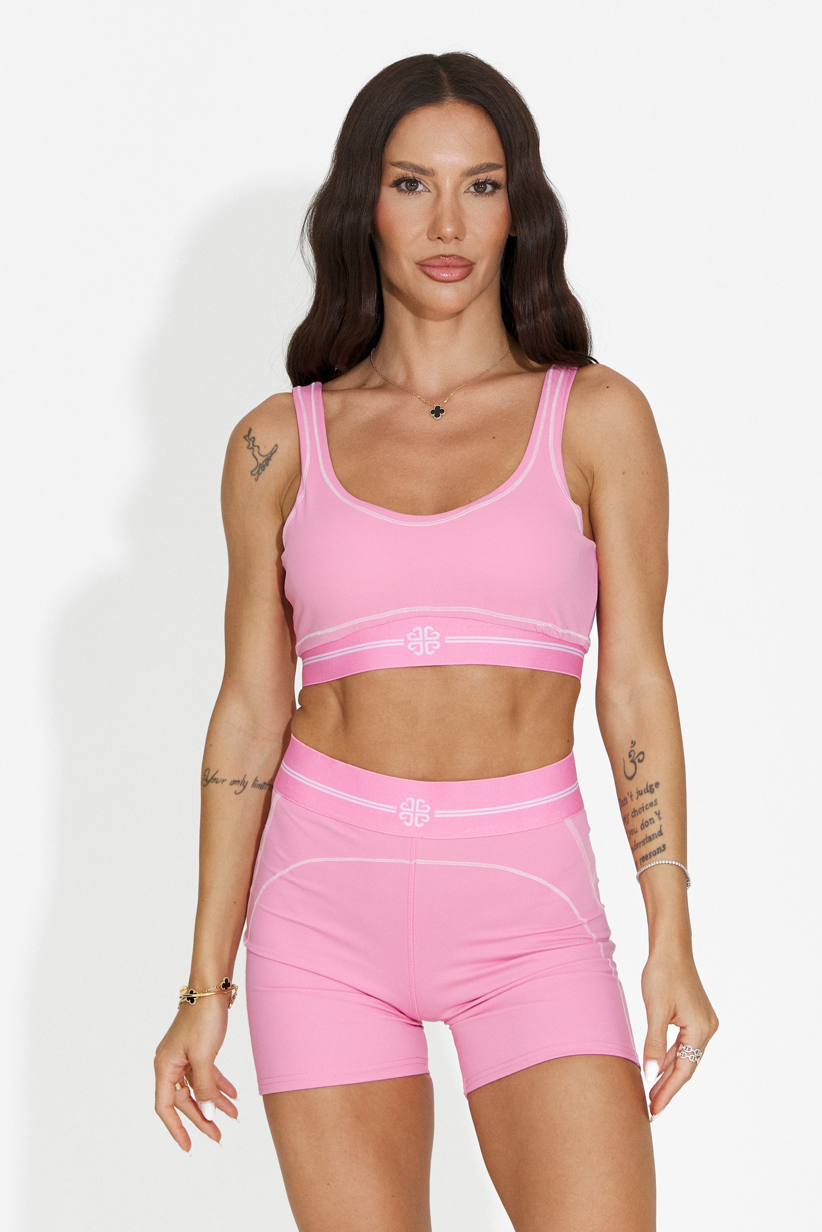 Completo donna fitness rosa Zapos Bogas