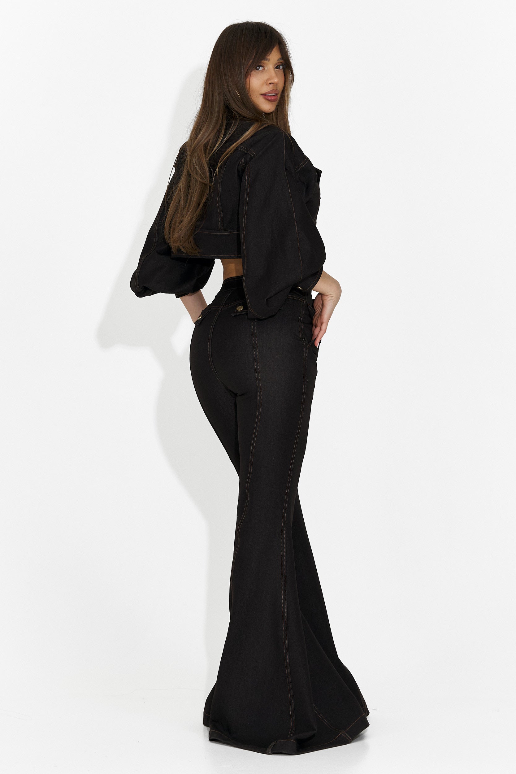 Pantaloni da tailleur da donna Kimala Bogas + Giacca nera