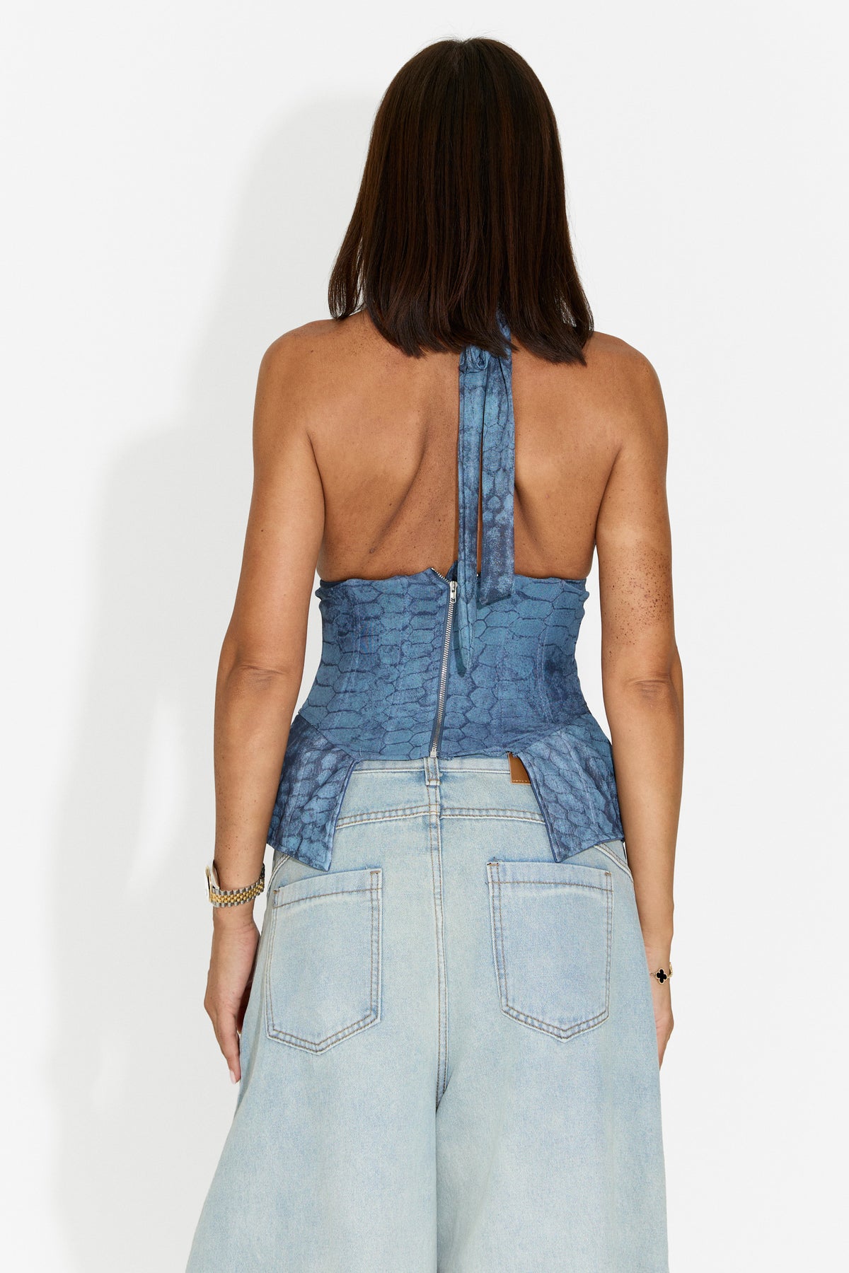 Corsetto da donna elegante blu Market Bogas